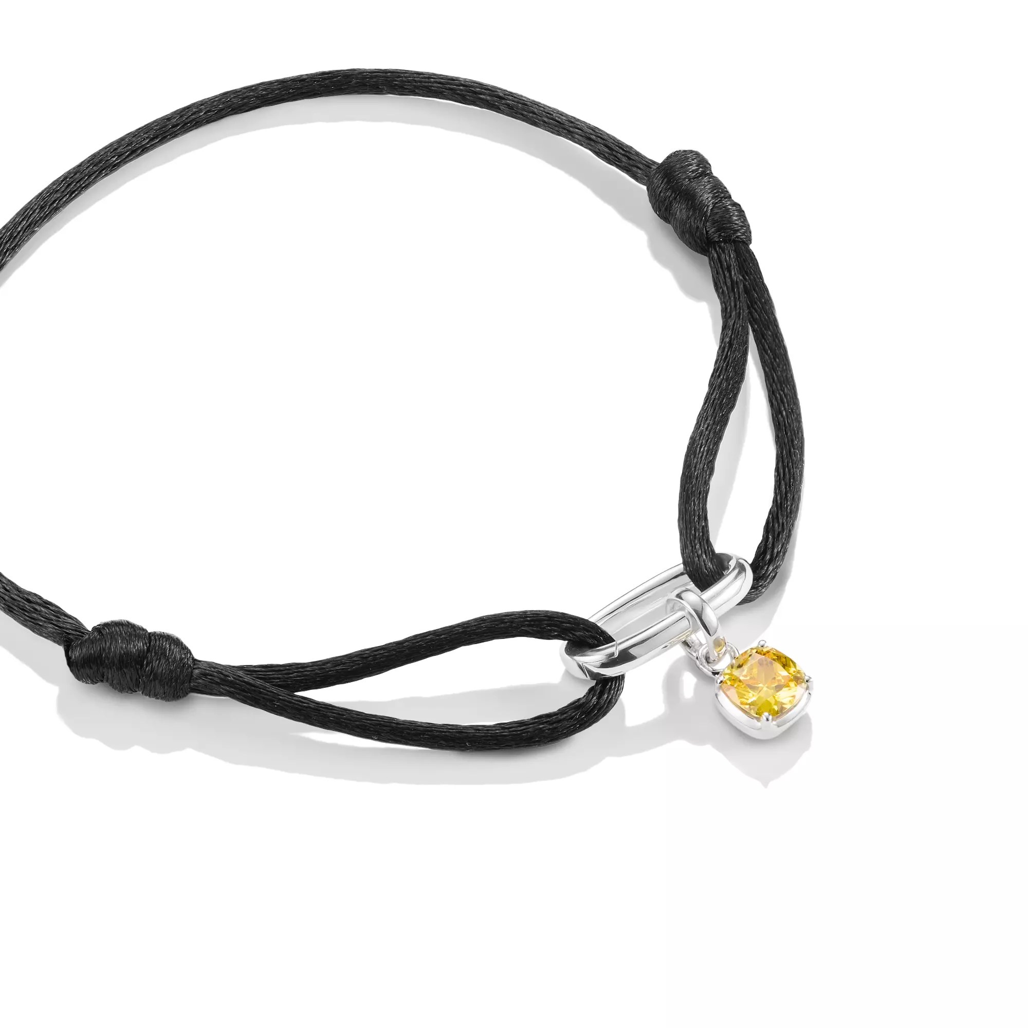 Thomas Sabo Connect - Charm Armband 14-24 cm - Sterling Silber - Schwarz – Ansicht 3