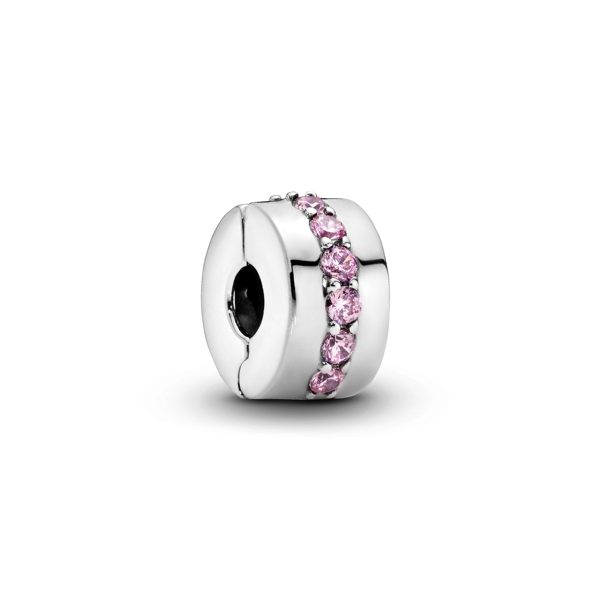 PANDORA Pink Shining Path - Rosa leuchtender Pfad - Clip Charm
