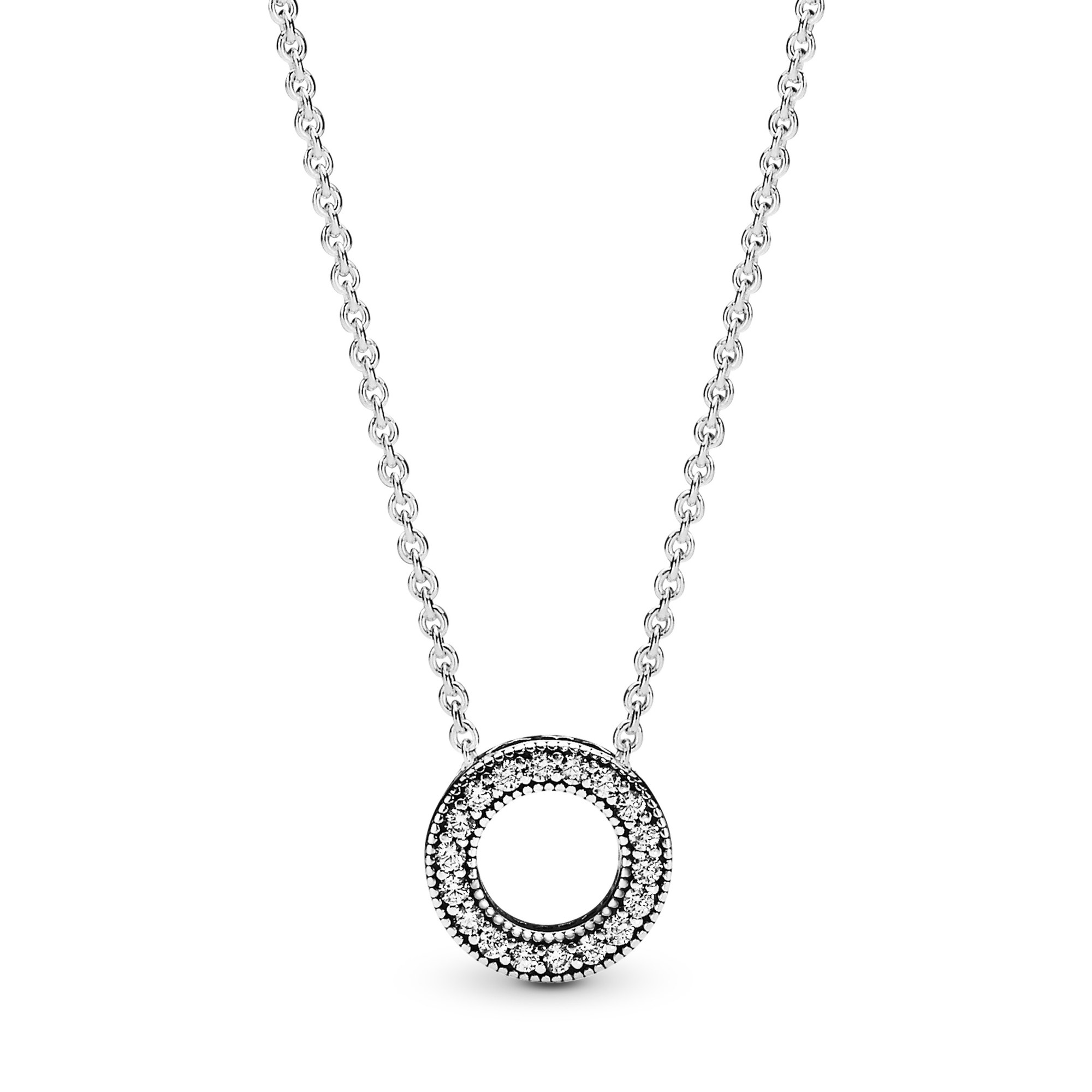 PANDORA Halskette mit Anhänger - Herzen von PANDORA Halskette - Hearts of PANDORA Necklace - 45 cm