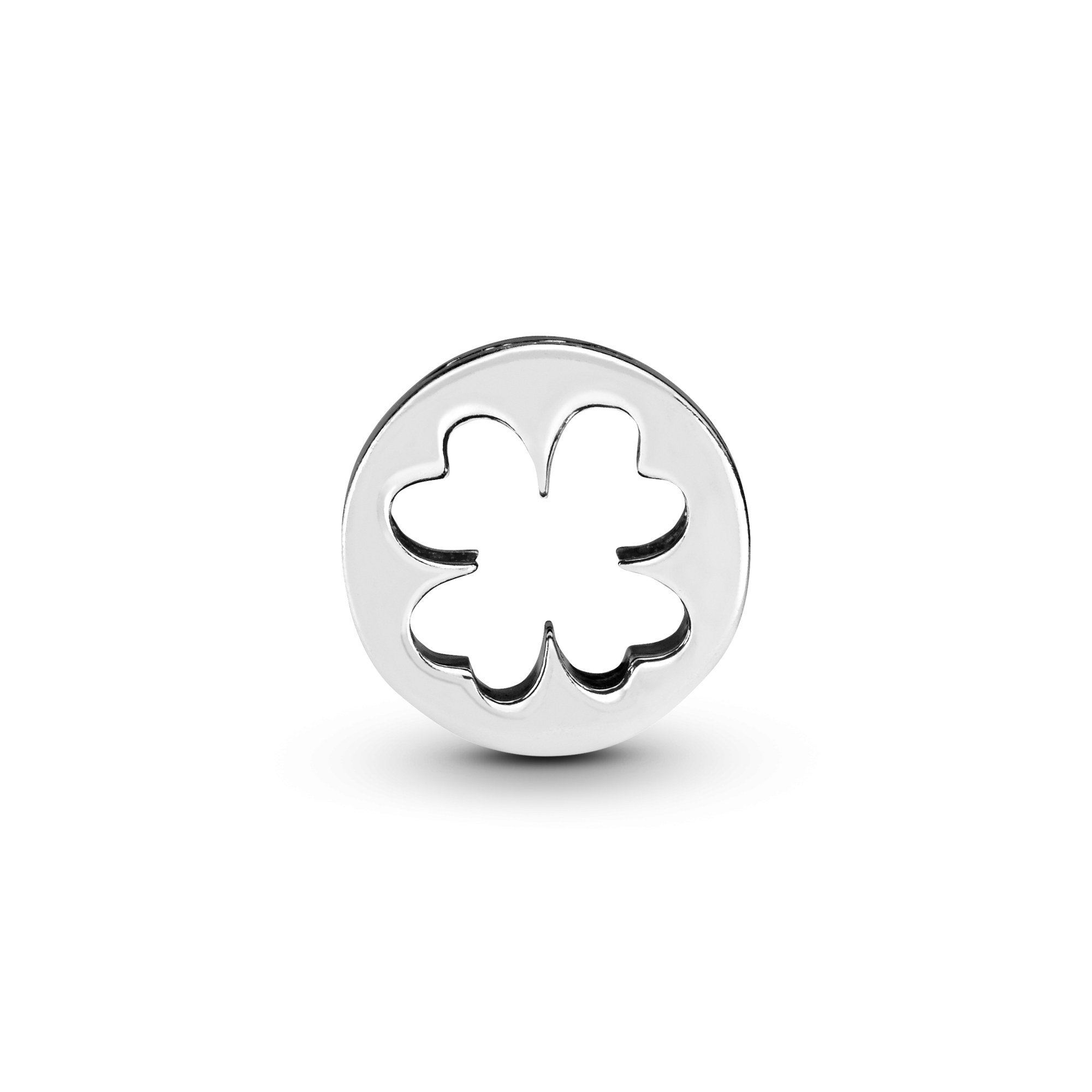 Pandora Clover Cut Out - Kleeblatt Glücksbringer - Charm – Ansicht 2