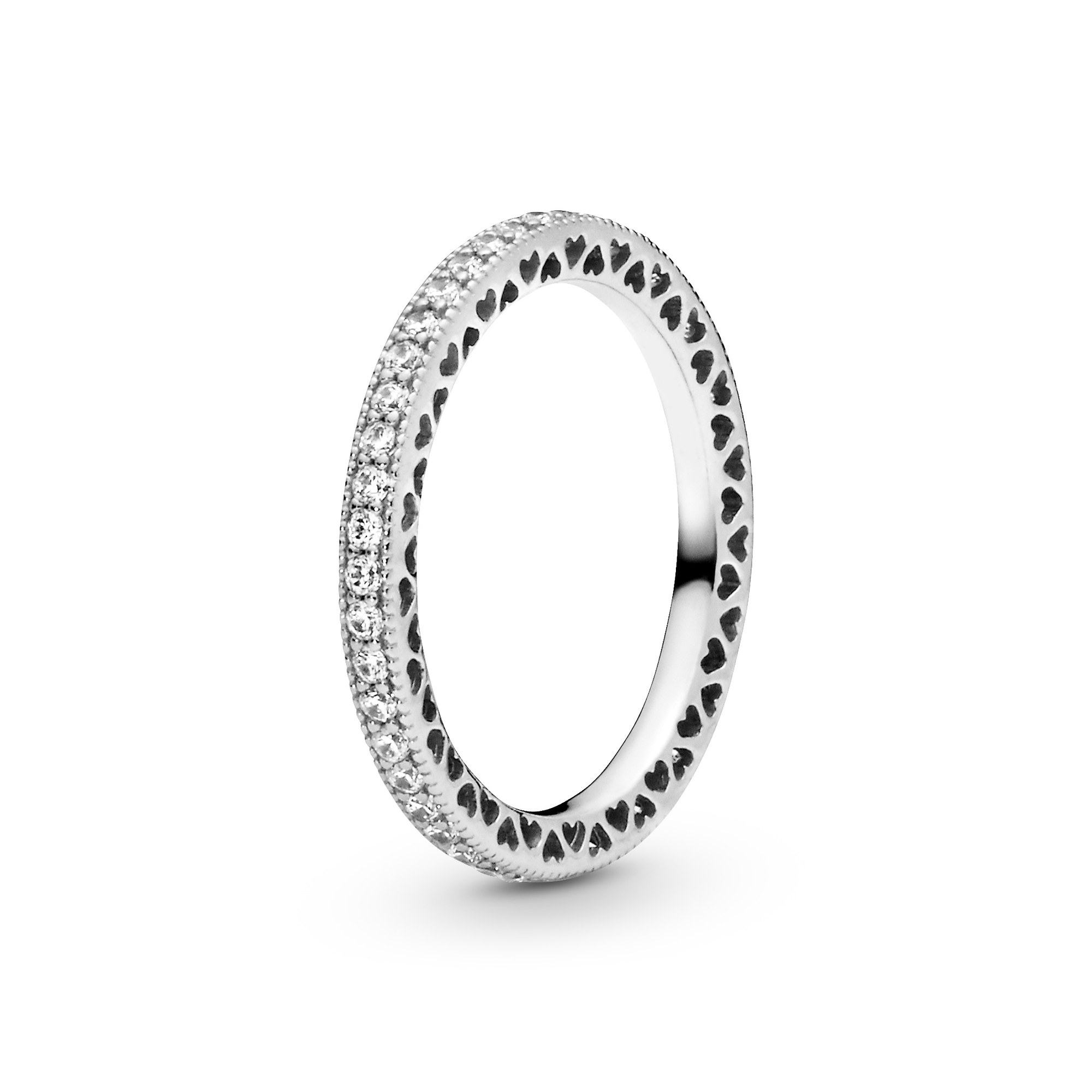 PANDORA Unendliche Herzen - Silber + Zirkonia klar - Ring