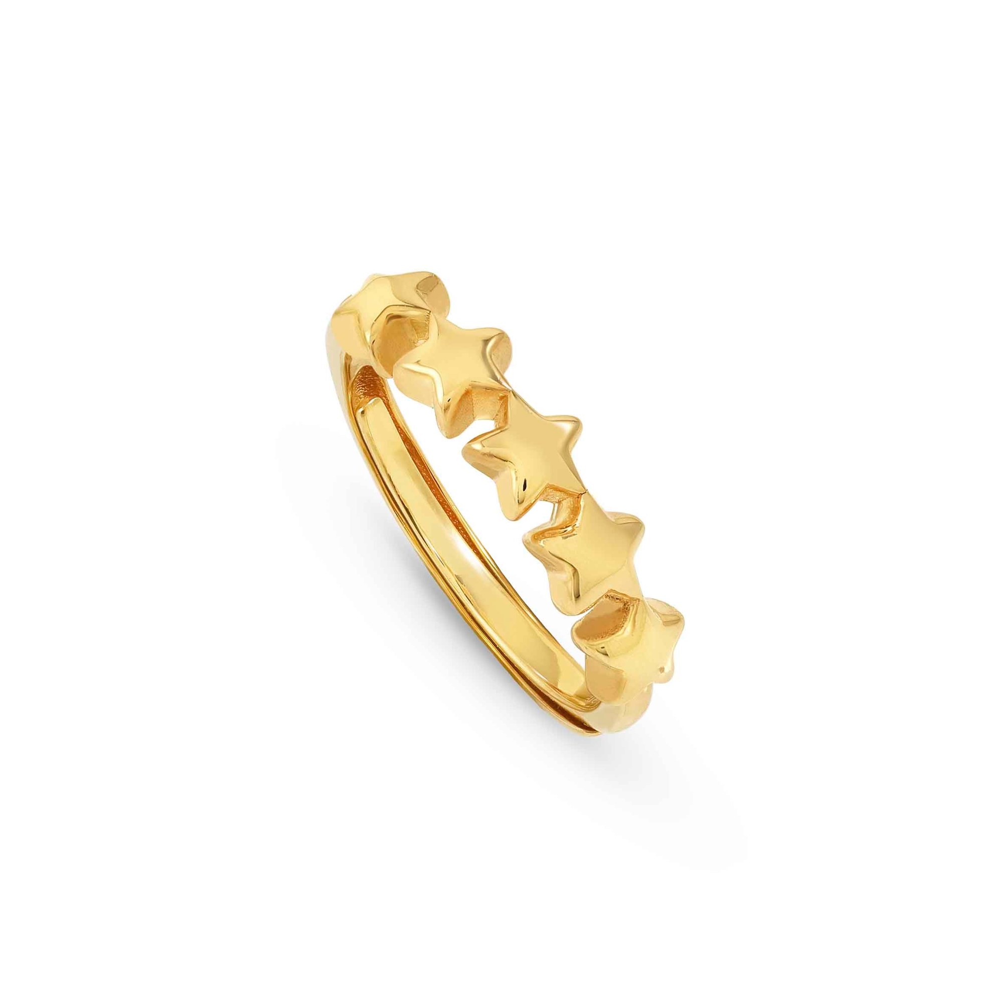Nomination Sterling Silber - Stern - vergoldet Ring - Armonica Weite 11-17 – Ansicht 2