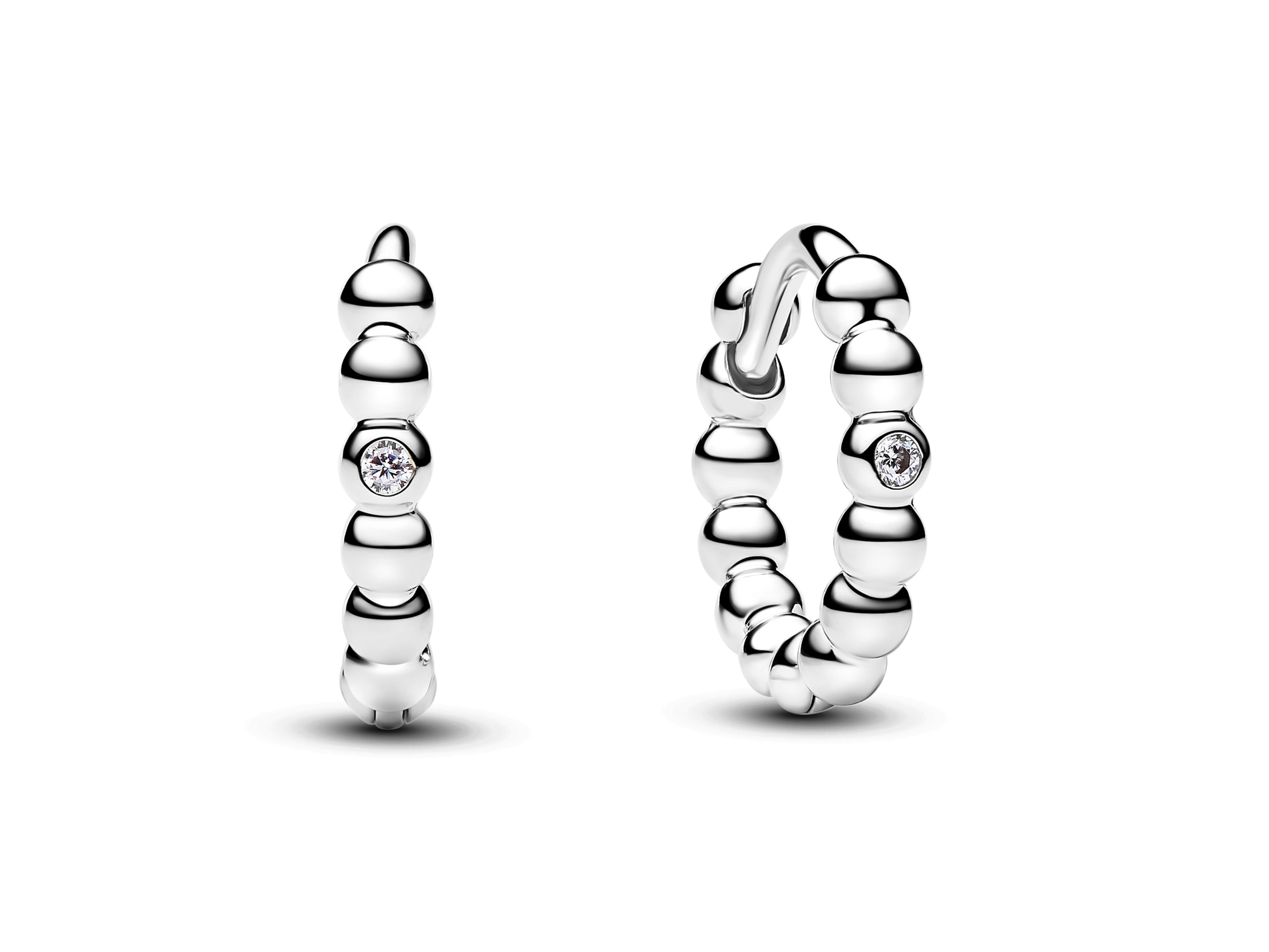 Pandora 294823C01 - Huggie-Ohrringe - Sterling Silber - Zirkonia