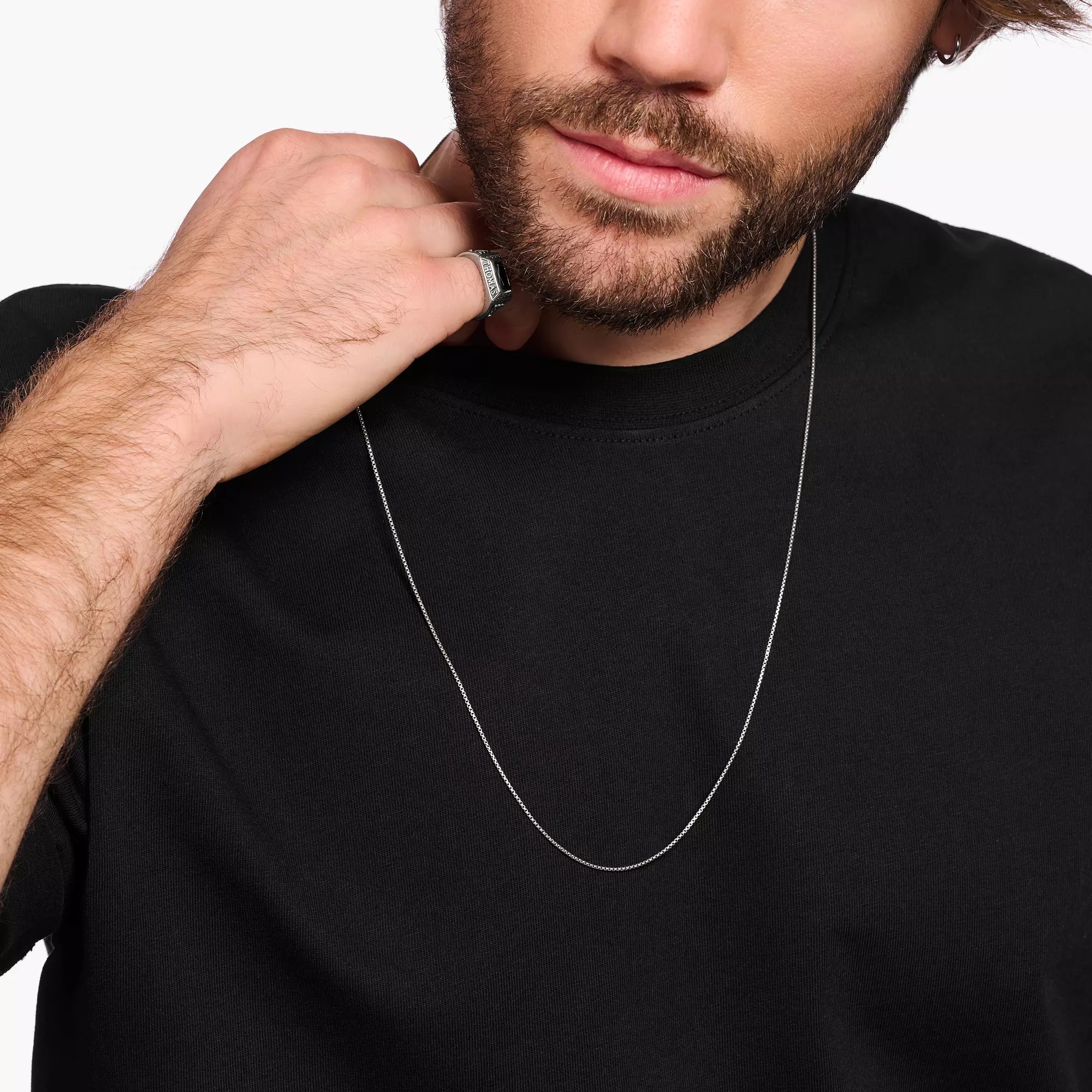 Thomas Sabo Kette - 38/40/42 cm - Sterling Silber geschw. - blank – Ansicht 3