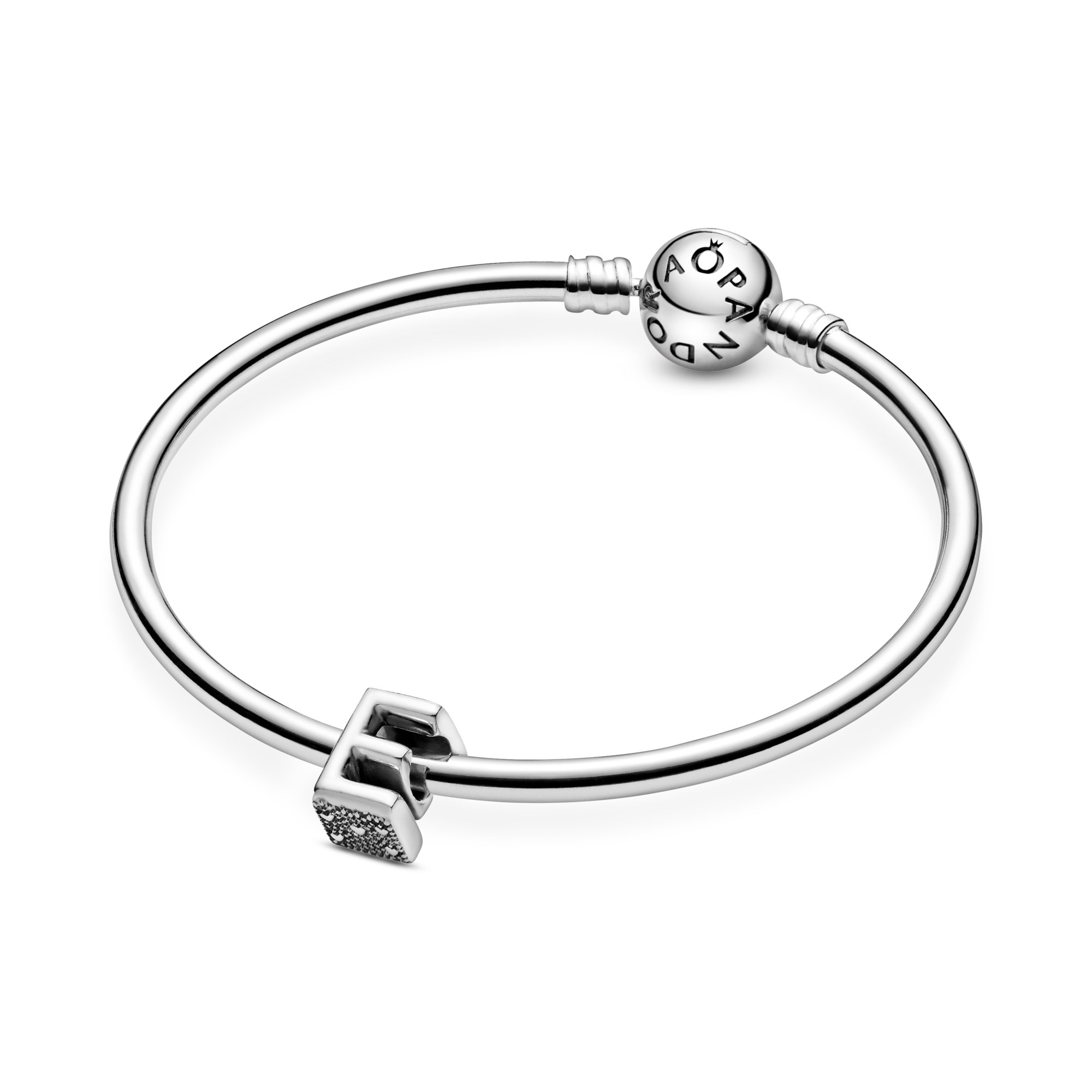 PANDORA Charm - Buchstabe E - Letter E - 925 Sterling Silber – Ansicht 5