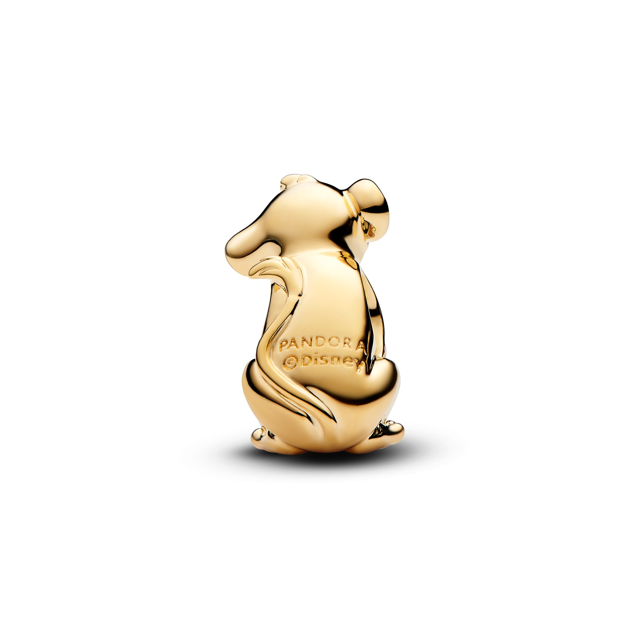 Pandora Disney Der König der Löwen Simba Charm - Gelbgold verg. - Emaille Schwarz – Ansicht 2