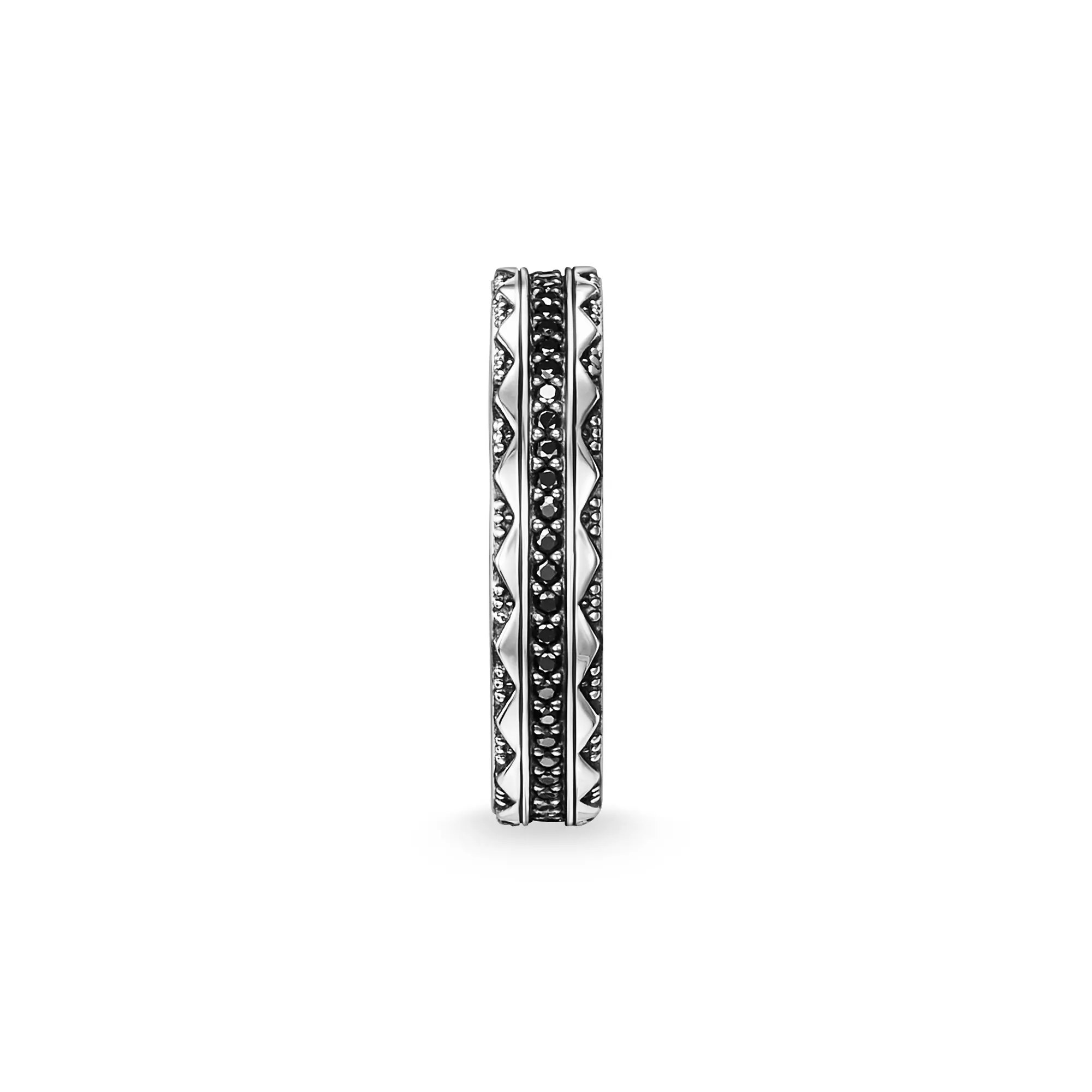 Thomas Sabo Ring – Silber – Zirkonia – 4 mm breit – Ansicht 2