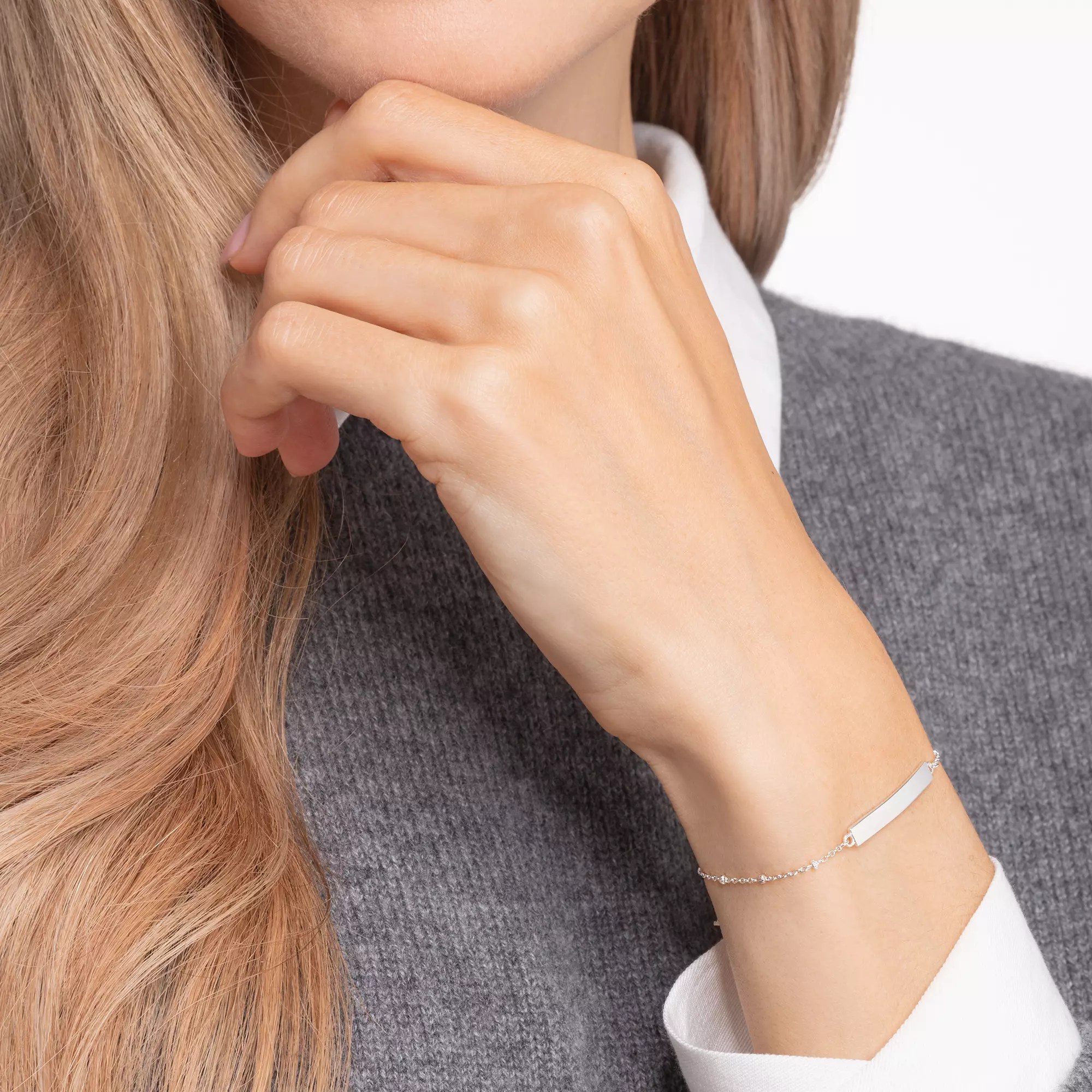 Thomas Sabo Armband klassisch Dots silber – 16–19 cm – Ansicht 2