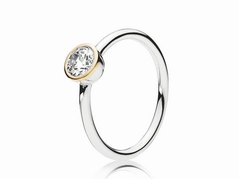 PANDORA - 191043CZ Ewige Treue - Bicolor Ring - Zirkonia - Gr. 58