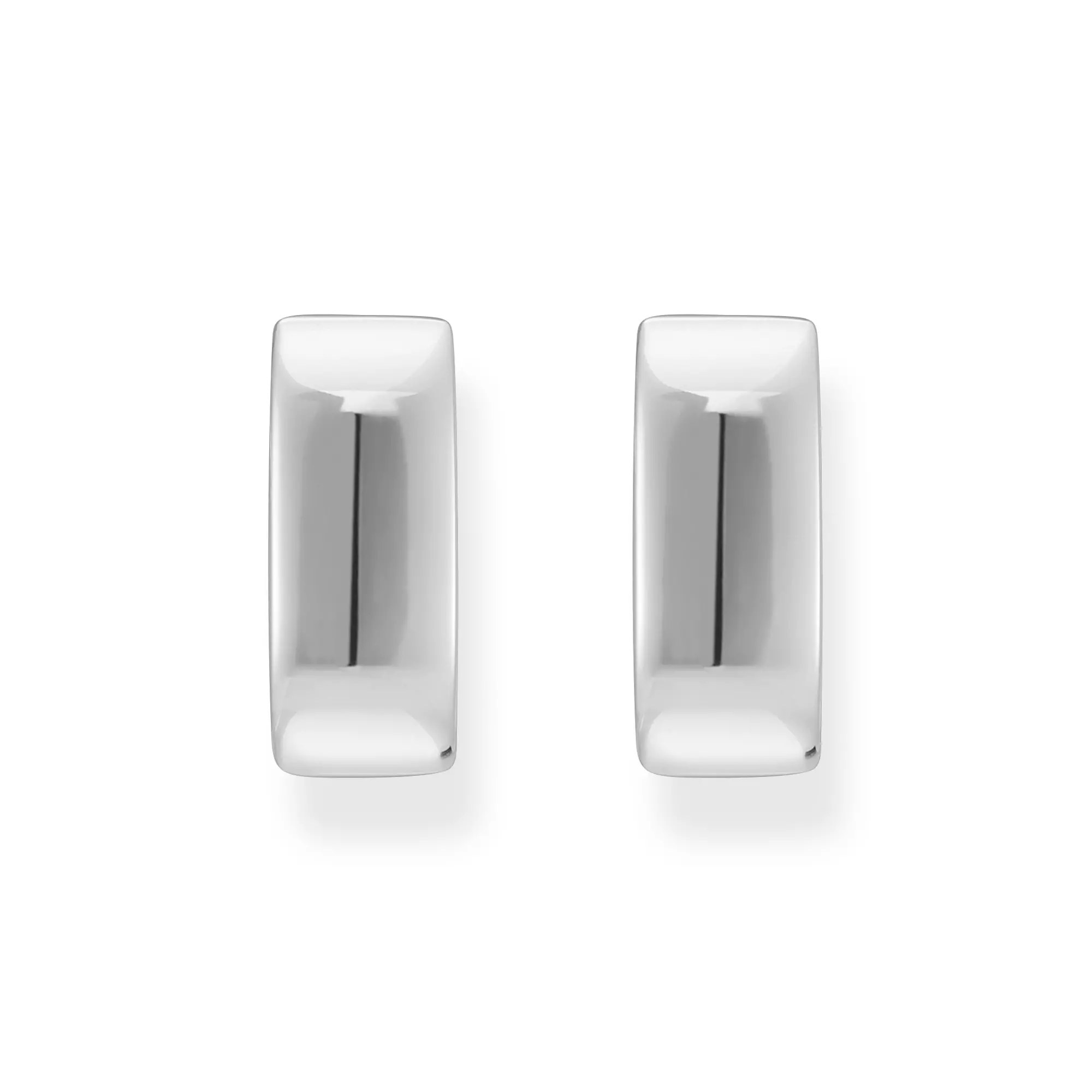 Thomas Sabo Creolen mit eckiger Form Silber – HOOP EARRINGS – 16,5 mm hoch – Ansicht 3