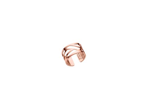 Roségoldener Ring von Les Georgettes in der Größe 52-54 mit einem eleganten, geschwungenen Design. Ideal als modisches Accessoire für jeden Anlass.