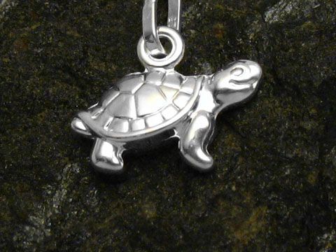 Anhänger Schildkröte 925 Sterling Silber niedlich, von Hersteller Juwelier Harnisch, ideal für Tierliebhaber.