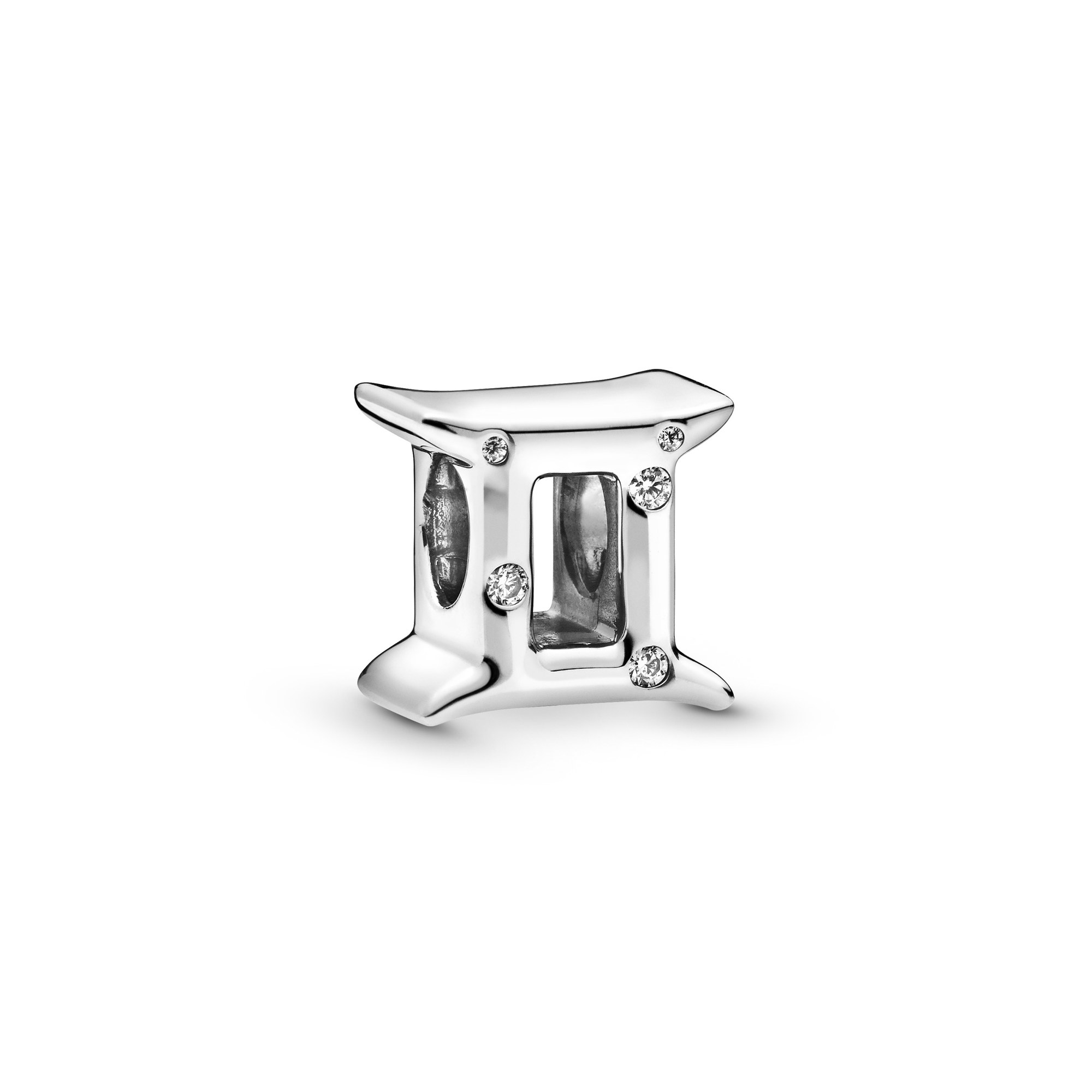 Pandora Sternzeichen - Gemini - Zwillinge Sterling Silber Charm + Zirkonia