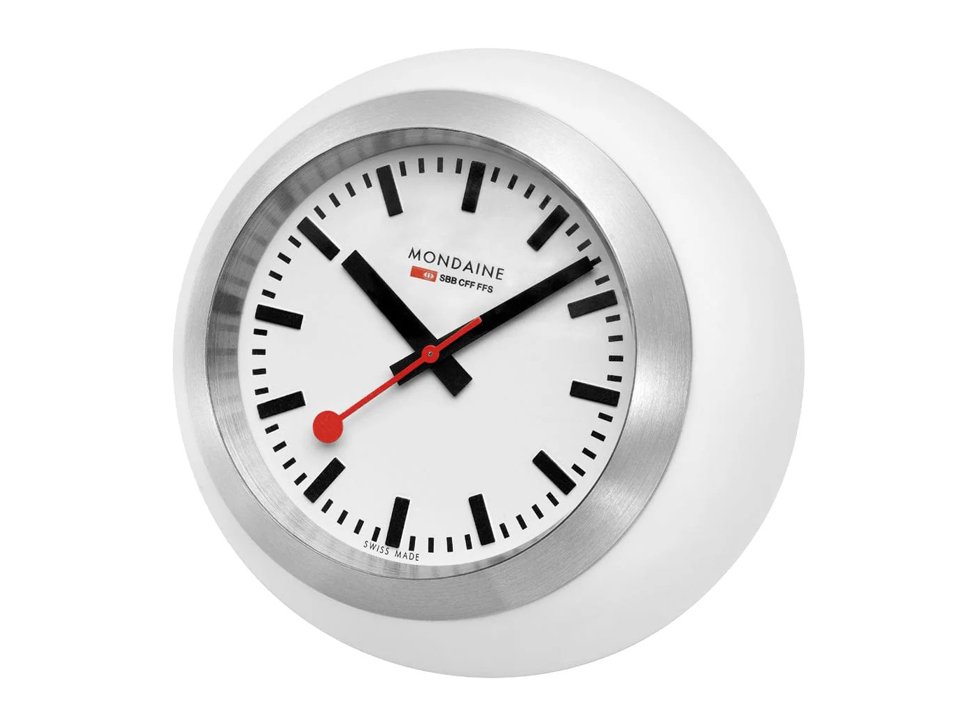 Mondaine Tischuhr Weiß - A660.30335.16SBA Clocks - 6 cm