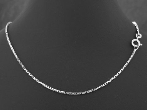 Silberkette 60 cm Veneziakette - Venezianer - 1,2 mm - Sterling Silber von Juwelier Harnisch, elegante und langlebige Halskette bis 1,9 mm dick, ideal für jeden Anlass.