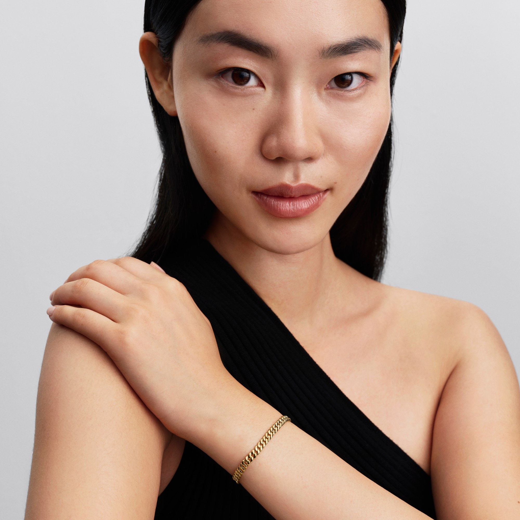 Pandora Cuban Kettenarmband - Gelbgold Vergoldung – Ansicht 4