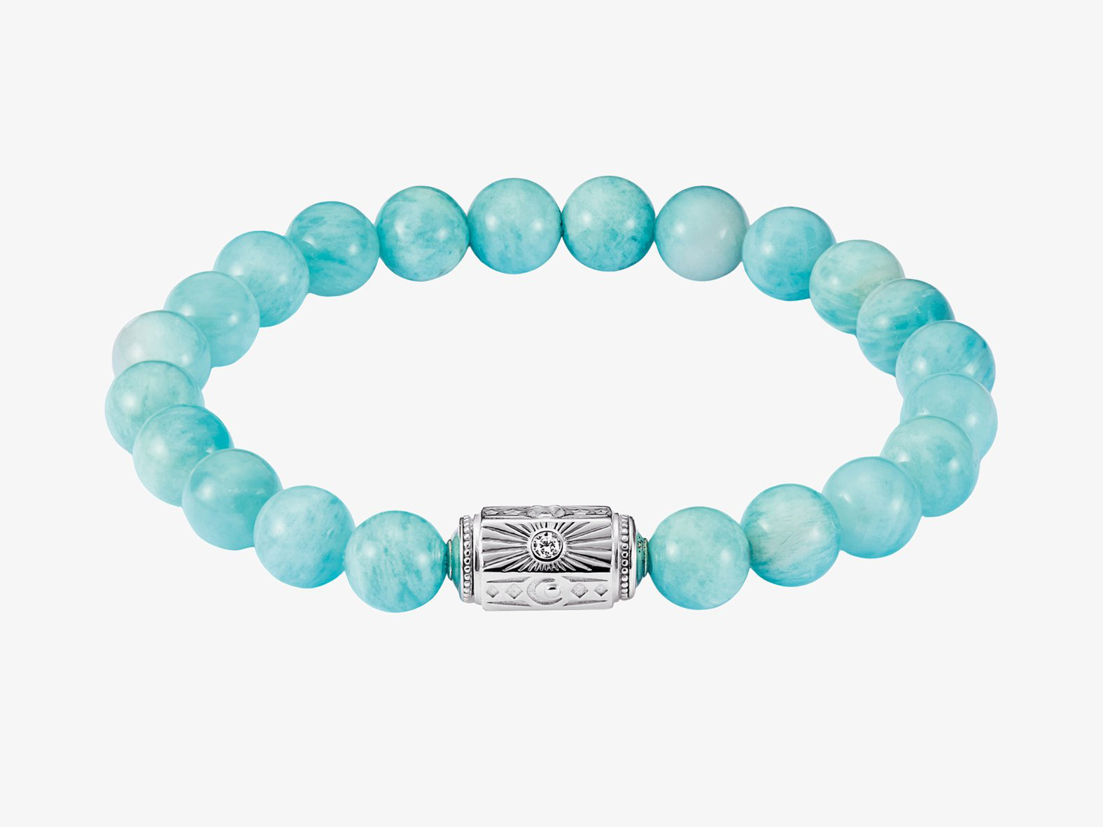 Thomas Sabo ELYNDRA A2212-643-17-L17 Armband - 17 cm - Sterling Silber recy. - geschwärzt & Zirkonia - türkis