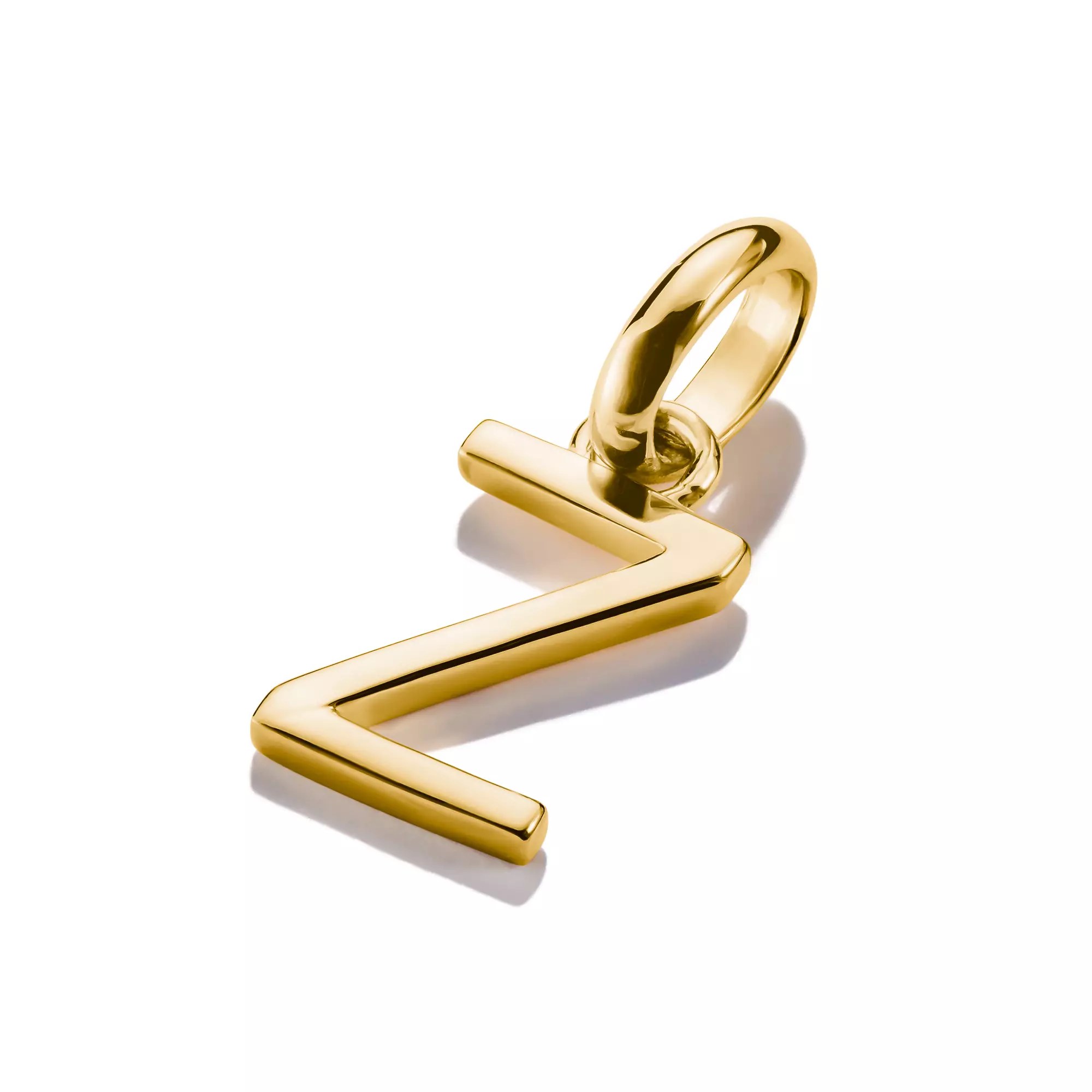 Thomas Sabo Connect - Buchstabe Z - Charm mit Öse - Silber & Gelbgold Verg. – Ansicht 3