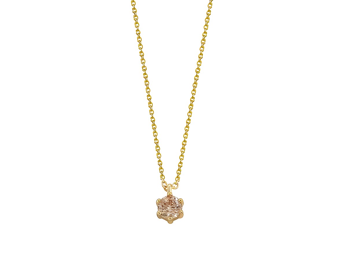 Elegante Xenox Sterling Silber Kette XS6014G in Gelbgold Vergoldung mit einem farbenfrohen Krappenanhänger, ideal für stilvolle Akzente, Länge von 40 bis 45 cm, Hersteller Xenox.