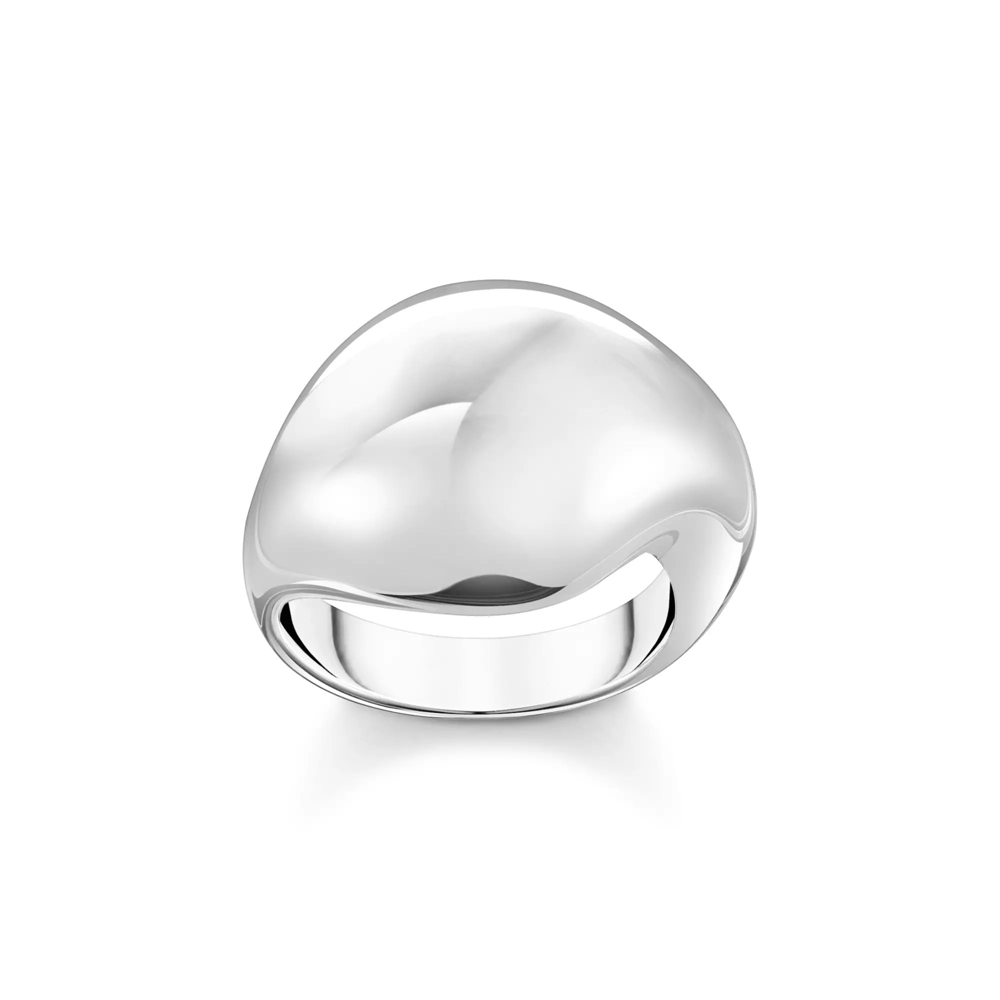 Thomas Sabo Ring in organischer Tropfenform Silber – Ansicht 2