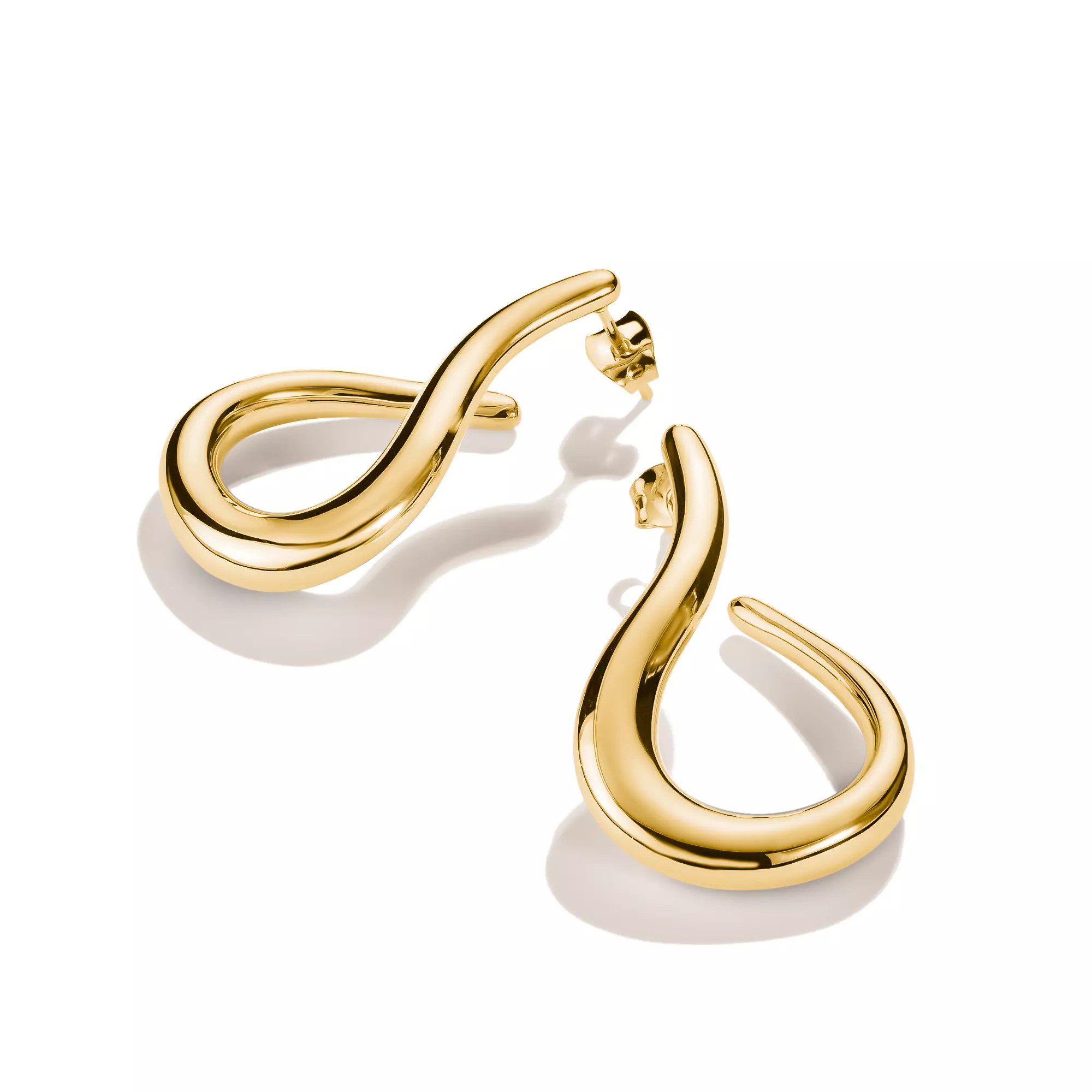 Thomas Sabo Creolen – vergoldet – 4 mm hoch – Ansicht 2