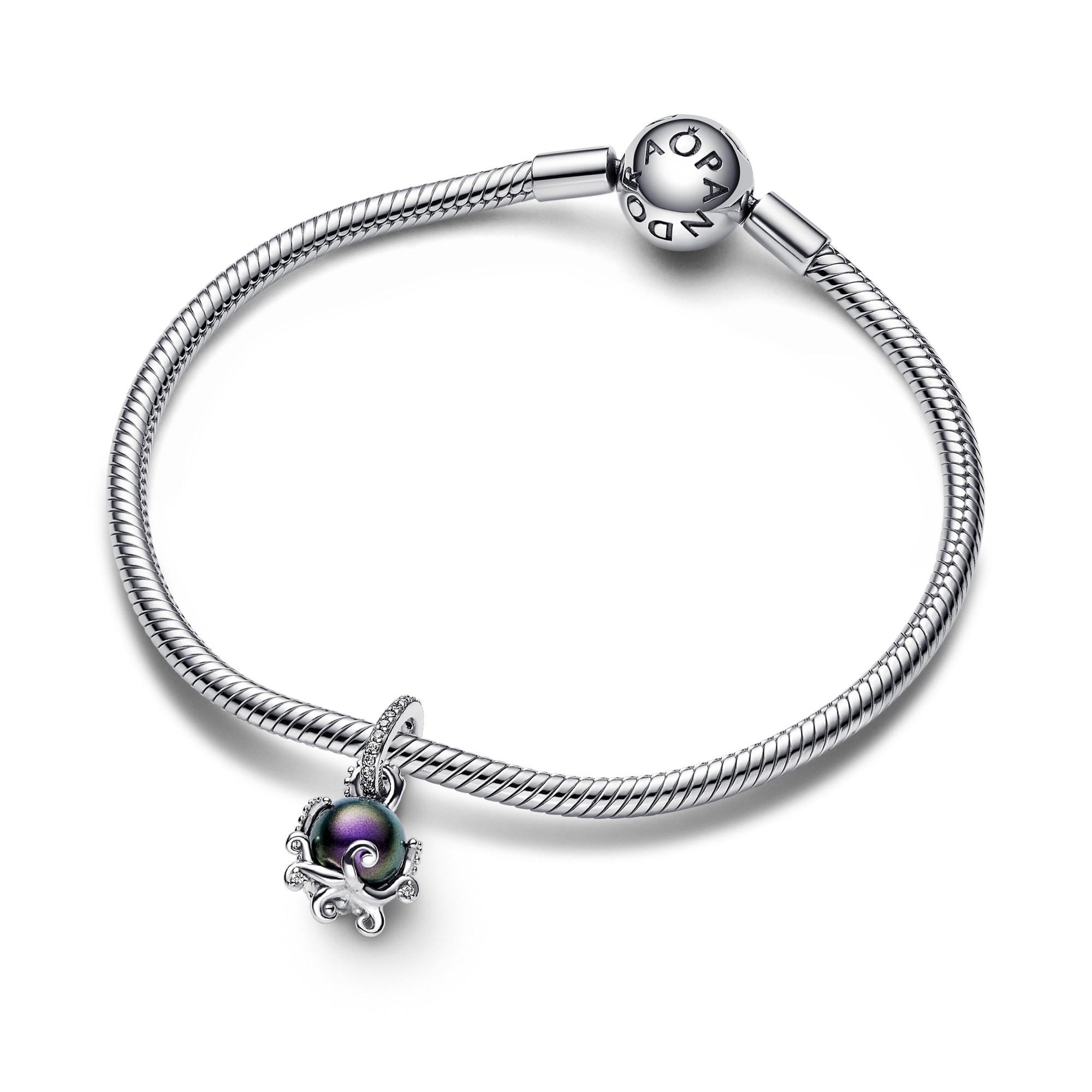 Pandora Disney Arielle die Meerjungfrau Ursula Charm-Anhänger - Sterling Silber Ansicht 3 – Ansicht 3