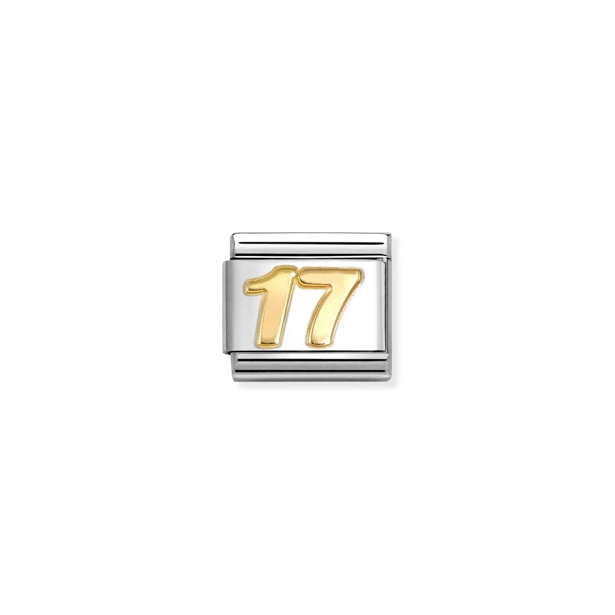 Nomination Zahl 17 Element - Classic Gold – Ansicht 2