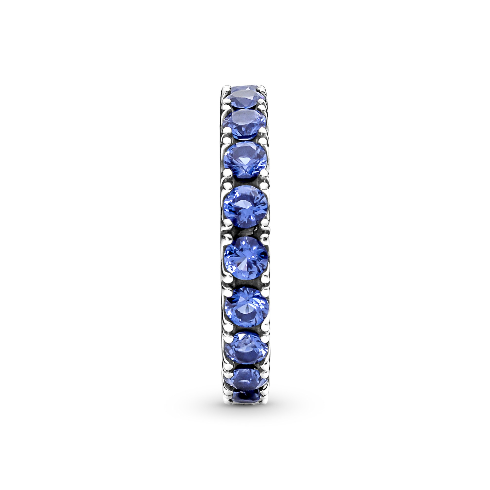 Pandora Ring - Eternity - Sterling Silber - Kristall - Blau Ansicht 3 – Ansicht 3