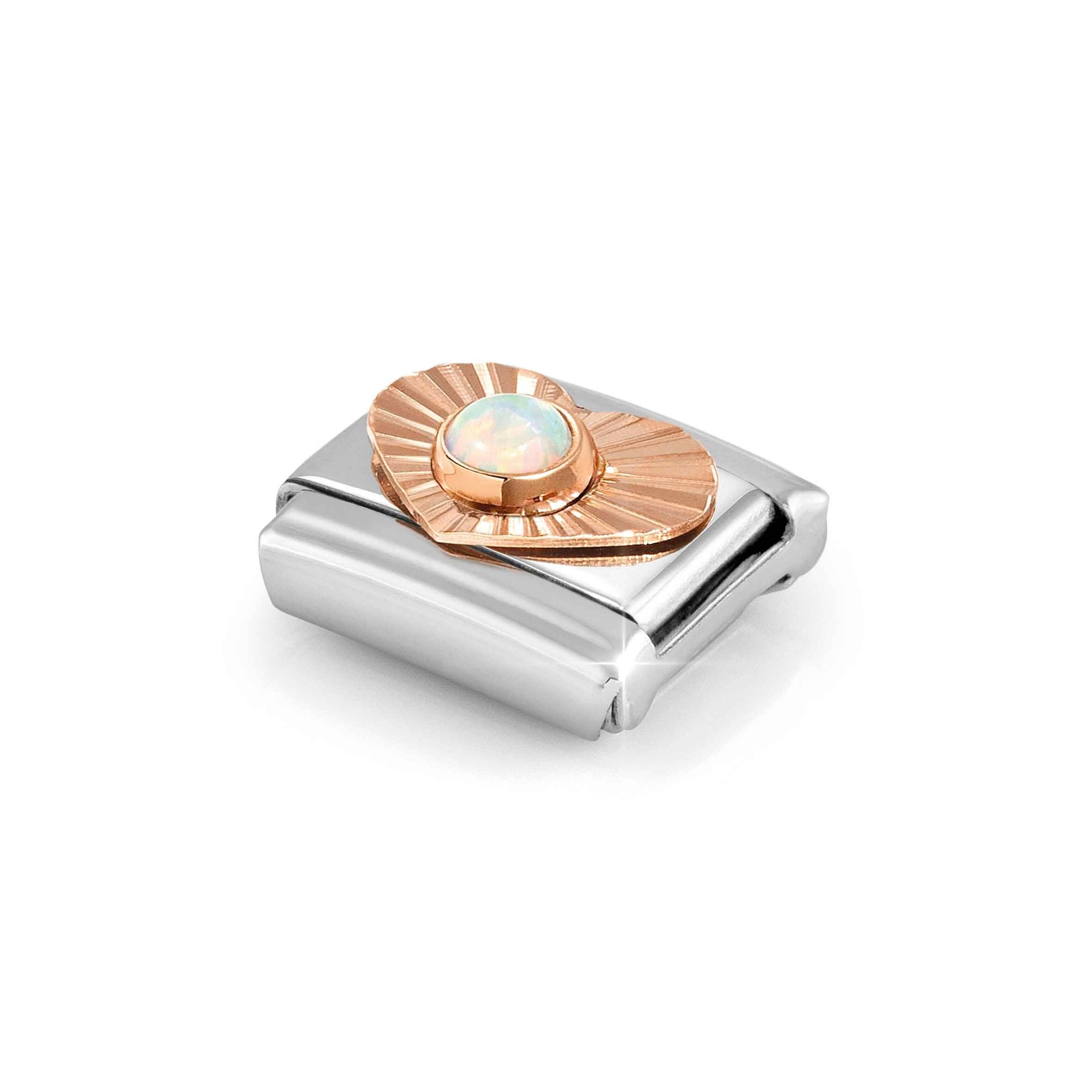 Nomination Classic Roségold charm - Herz - Opal – Ansicht 5