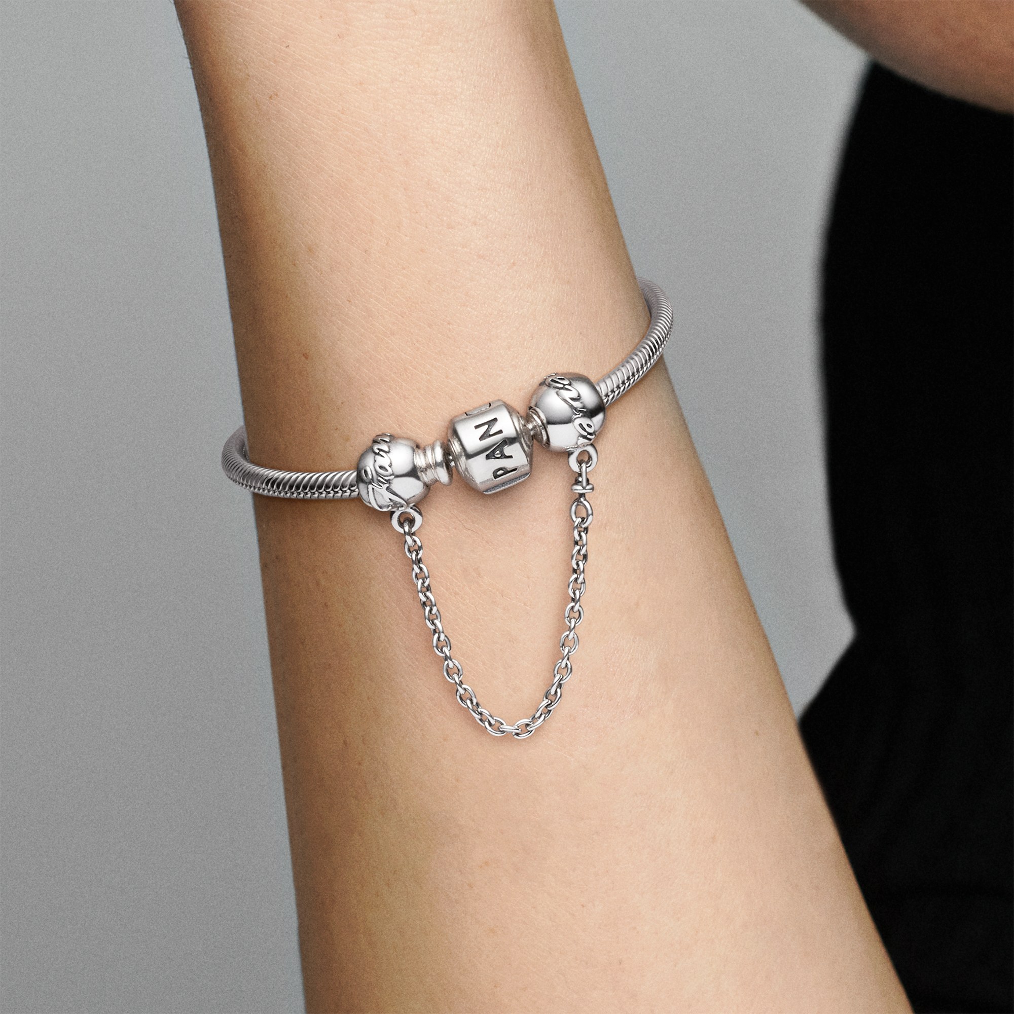 PANDORA Family Forever - Silber - Sicherheitskettchen - 5 cm – Ansicht 3