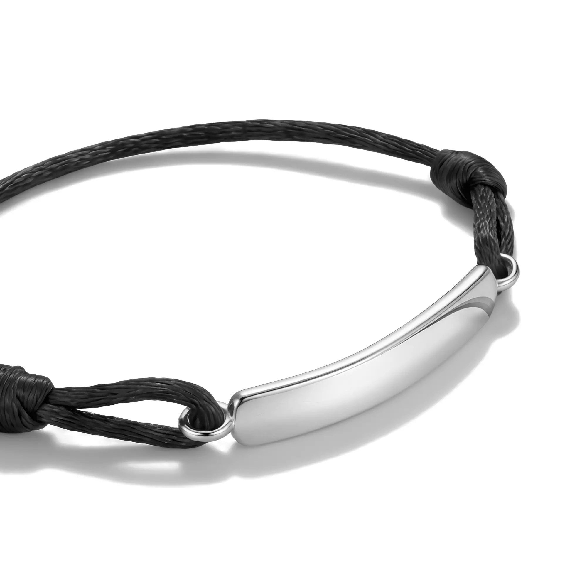 Thomas Sabo Together - Gravur-Armband - 24 cm - Sterling Silber recy. - schwarz – Ansicht 3