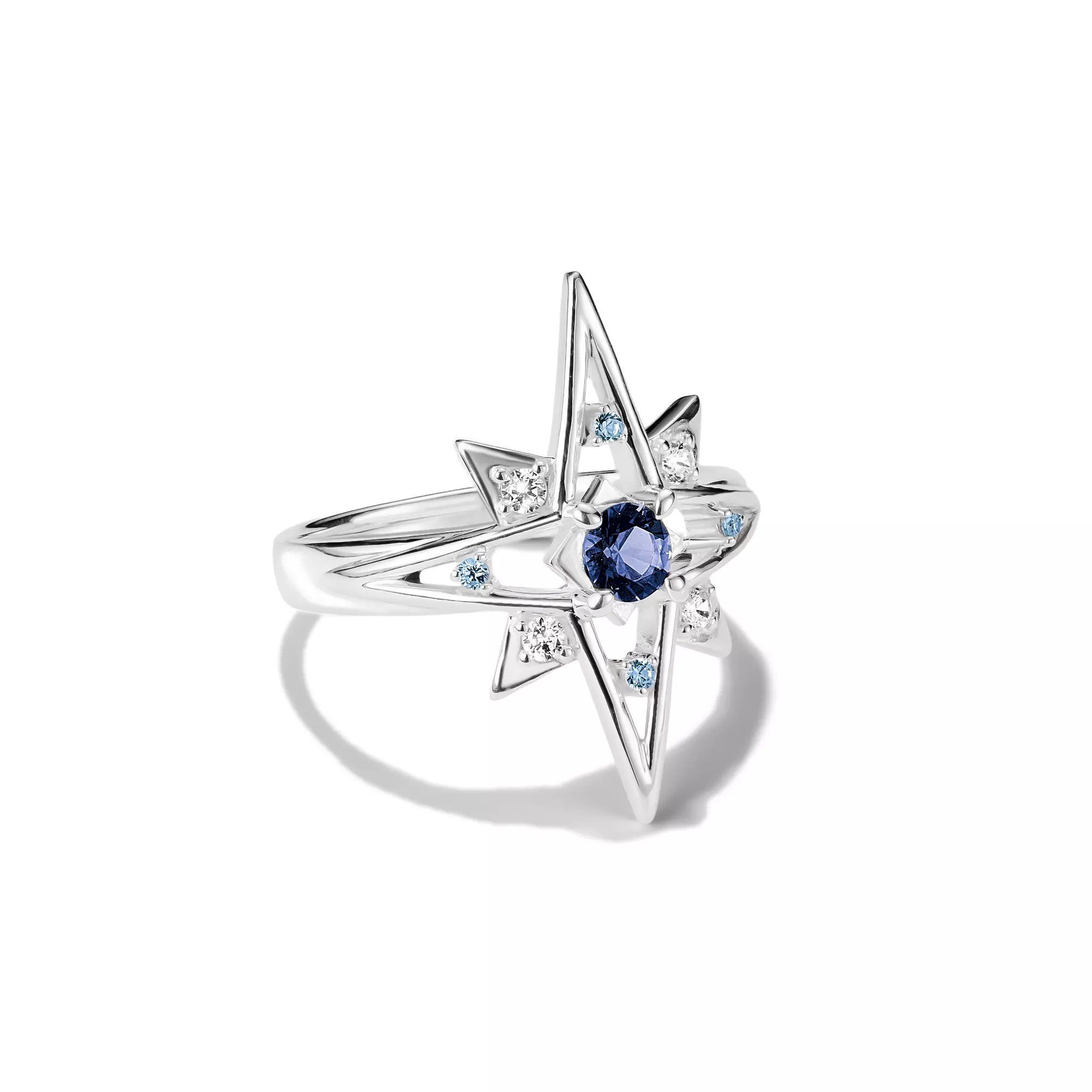 Thomas Sabo Midnight Sky - Ring Stern - 925 Sterling Silber - Nanokristall - Zirkonia blau – Ansicht 3