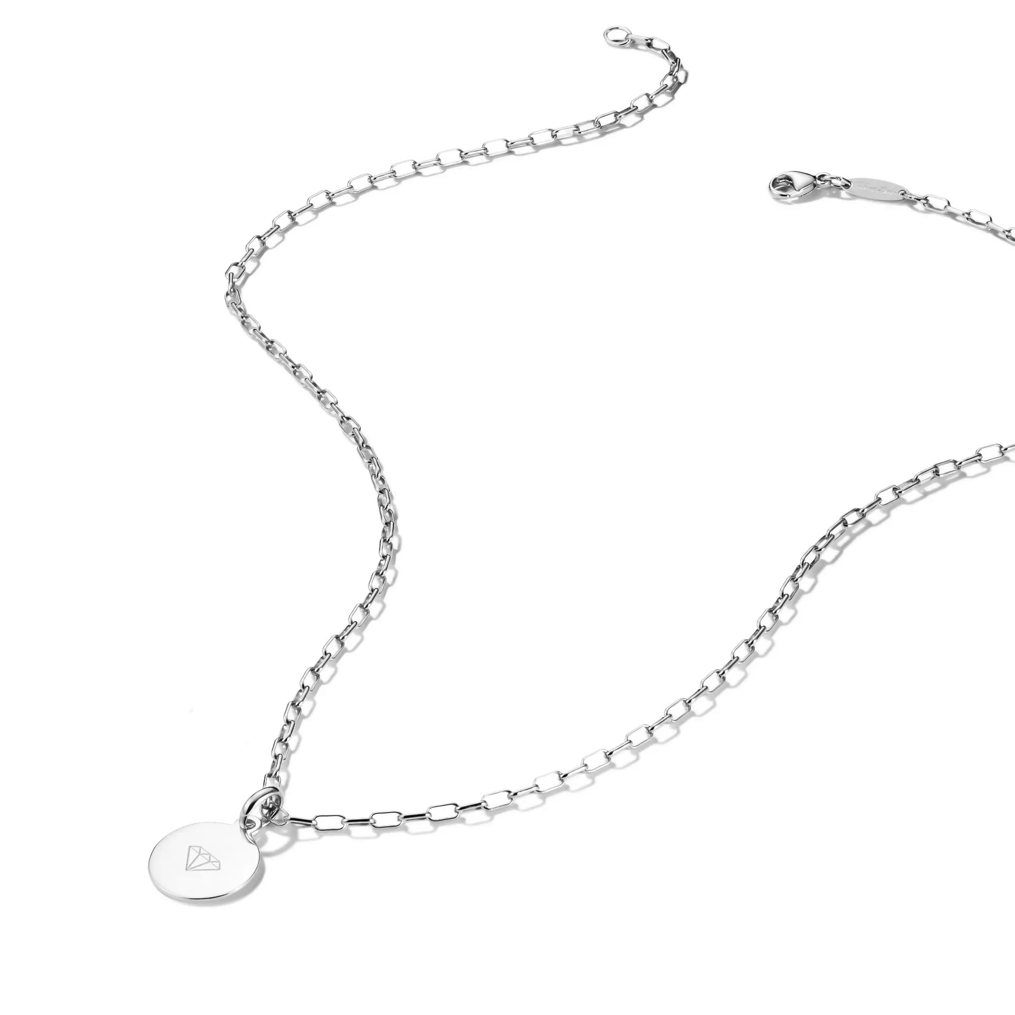 Thomas Sabo Paperclip Kette Silber - 45 cm – Ansicht 2