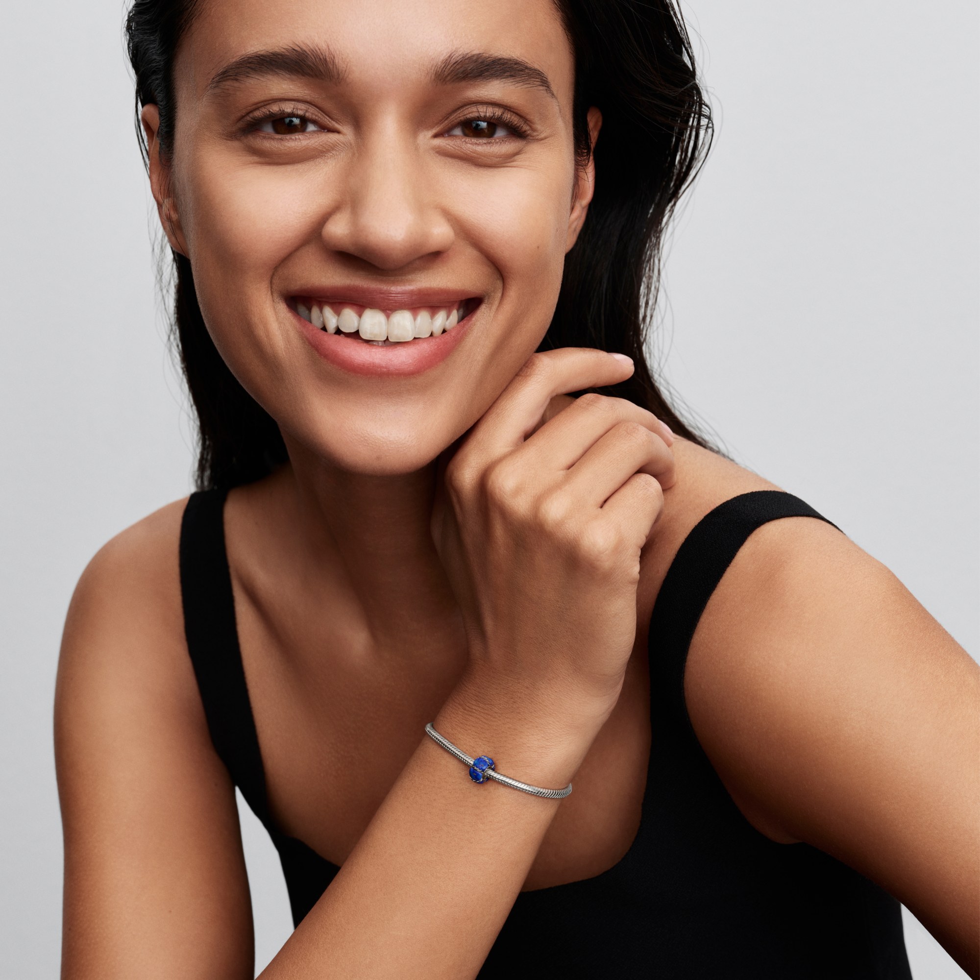 Pandora Seeboje charm - Silber - imitierter Lapislazuli - Blau – Ansicht 5