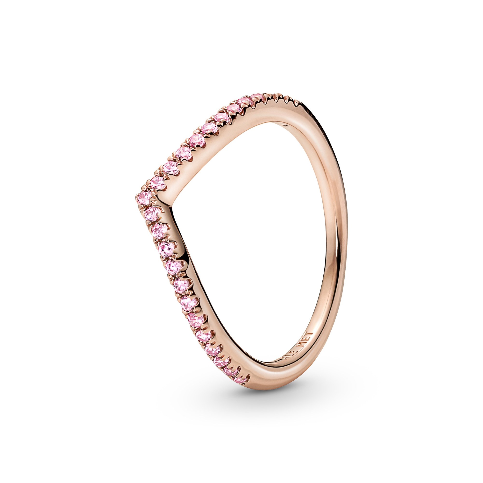 Pandora Ring ohne Zeitlimit - Roségold vergoldet - Zirkonia - Pink