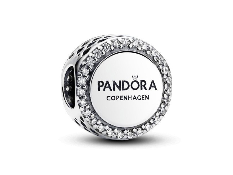 Pandora 792016CZ_E070 Charm Pavé - Copenhagen - Sterling Silber - Zirkonia - 792016