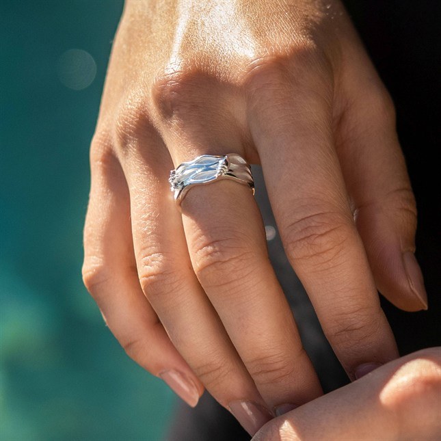 DUR Ring Strandwellen 2.0 - Sterling Silber – Ansicht 2