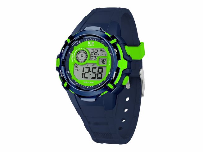 Die Ice Watch Uhr 023263 - ICE digit explorer in Blau Grün ist eine sportliche Digitaluhr mit klar ablesbarem Display und robustem Gehäuse, ideal für aktive Nutzer.