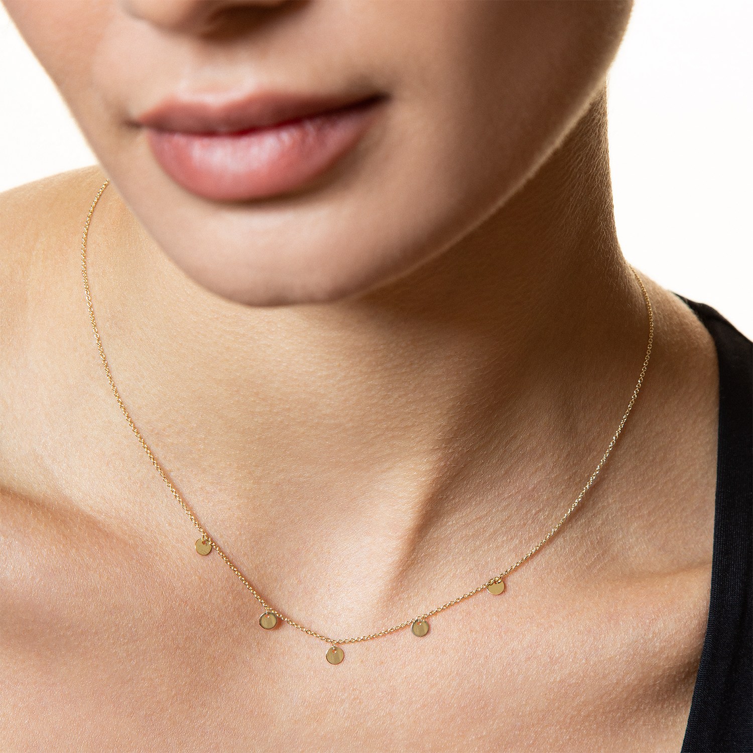 XENOX Halskette FINE - Gelbgold 585 - 38-42 cm – Ansicht 2