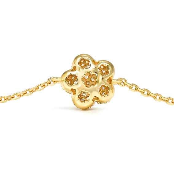 Nomination LIFEPOETRY Armband aus Sterling Silber & Zirkonia - Blume - vergoldet – Ansicht 4