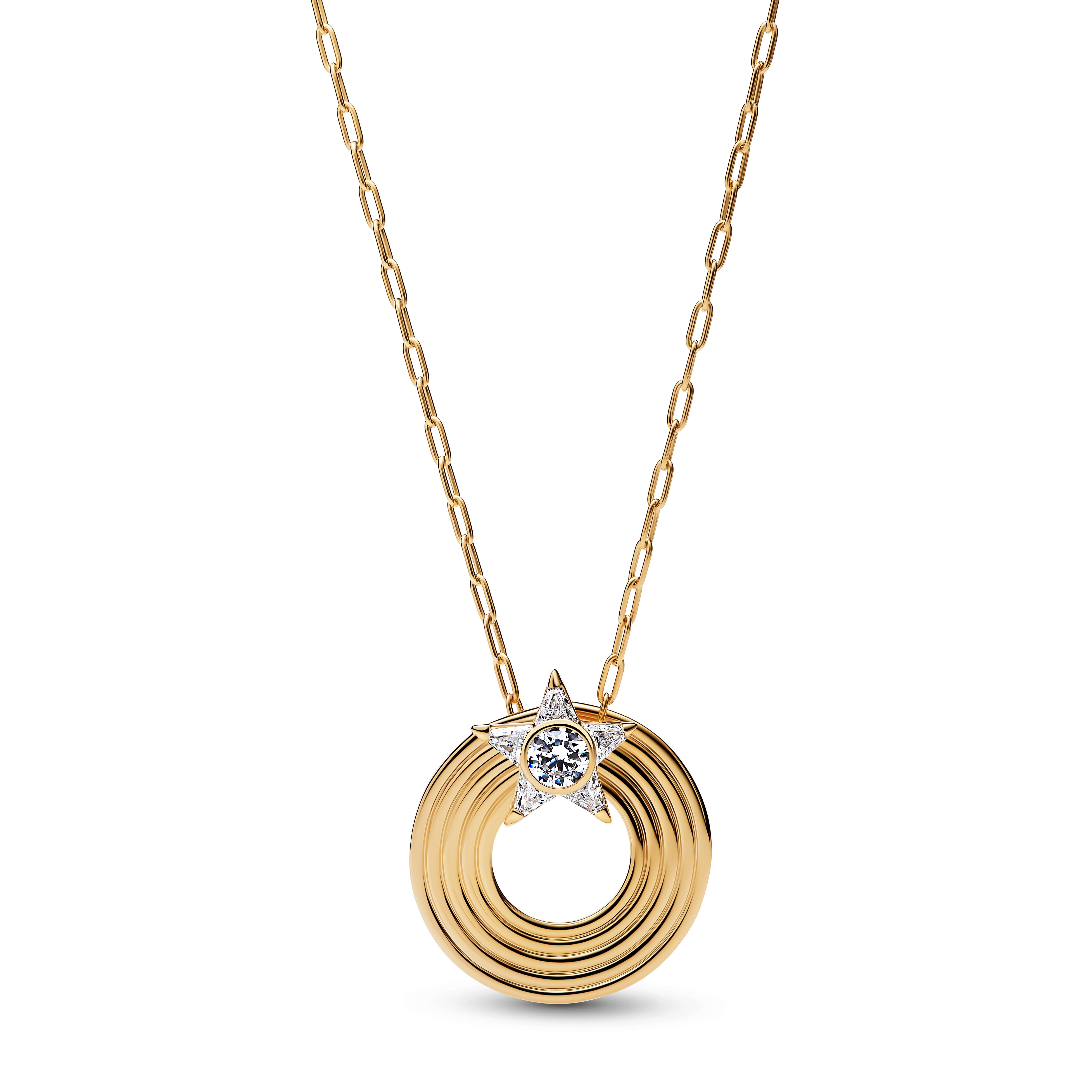 Pandora Timeless - Halskette Sternschnuppe - Gelbgold Vergoldung - 45 cm - 365067C01-45
