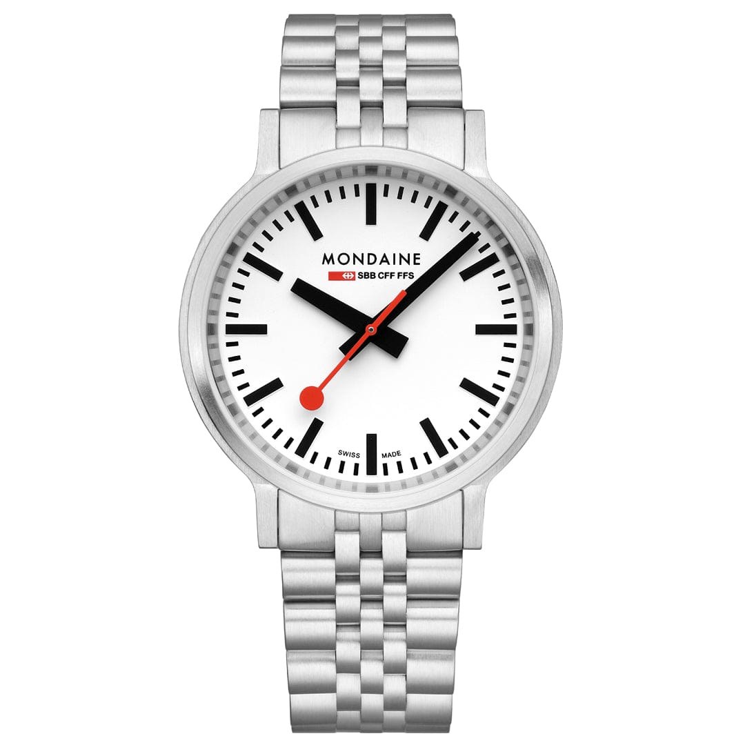 Mondaine Uhr MST.4101B.SJ.2SE stop2go - Edelstahl - 41 mm – Ansicht 2