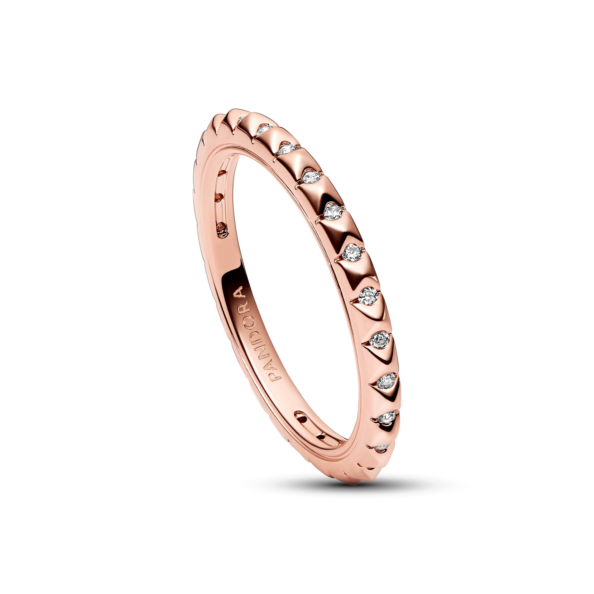 Pandora ME Ring - Pyramidenring - Roségold Vergoldung - Zirkonia Ansicht 3 – Ansicht 3