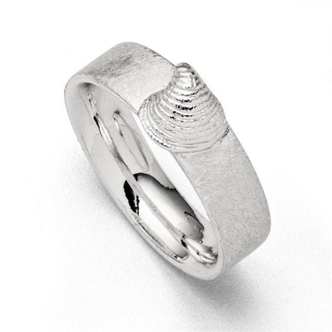 DUR Ring Muschel - Sterling Silber – Ansicht 2