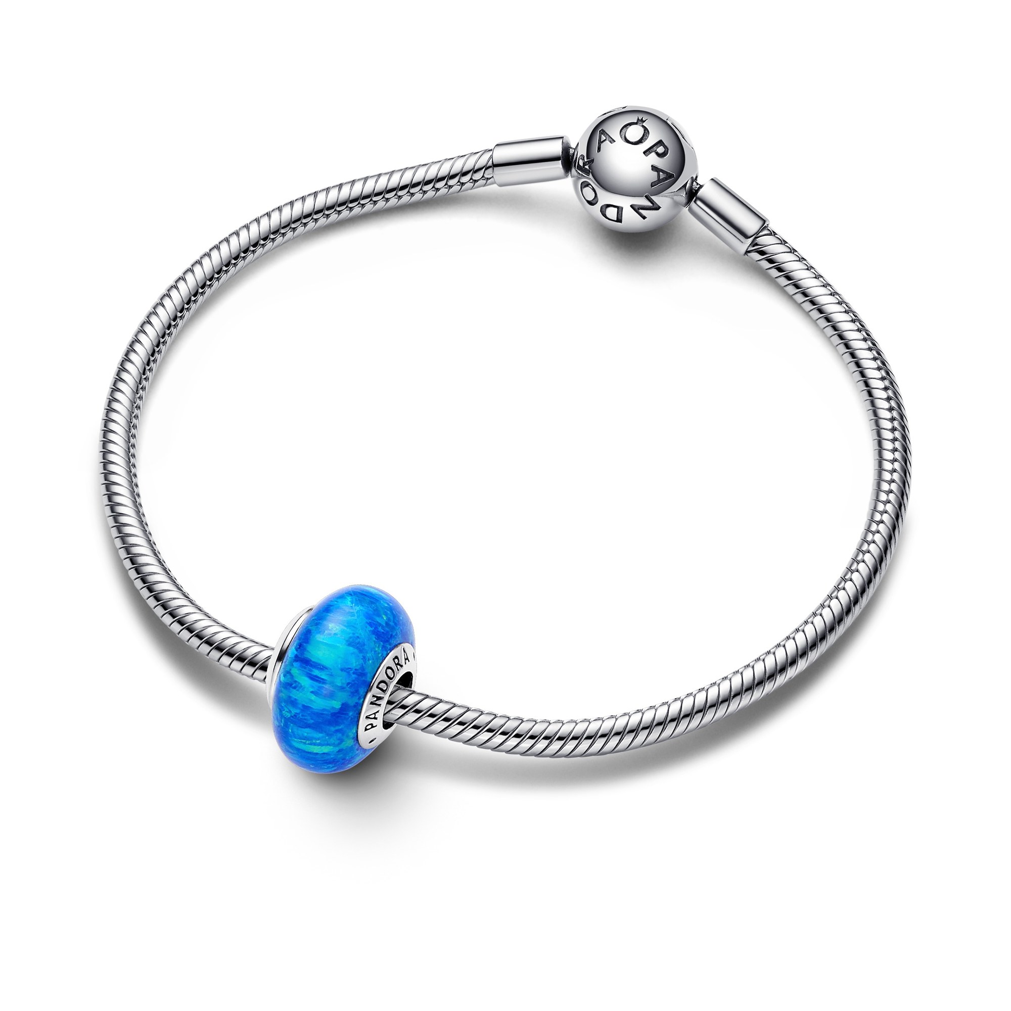 Pandora Schillerndes Tiefblaues Ozean Charm - Sterling Silber Ansicht 3 – Ansicht 3