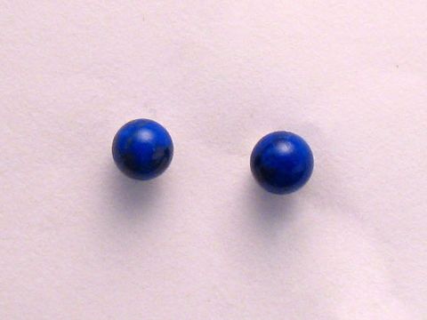 Runde Goldohrringe 585 mit aufregendem Lapis von Juwelier Harnisch, zauberhaft in blauer Farbe, perfekt für elegante Anlässe.