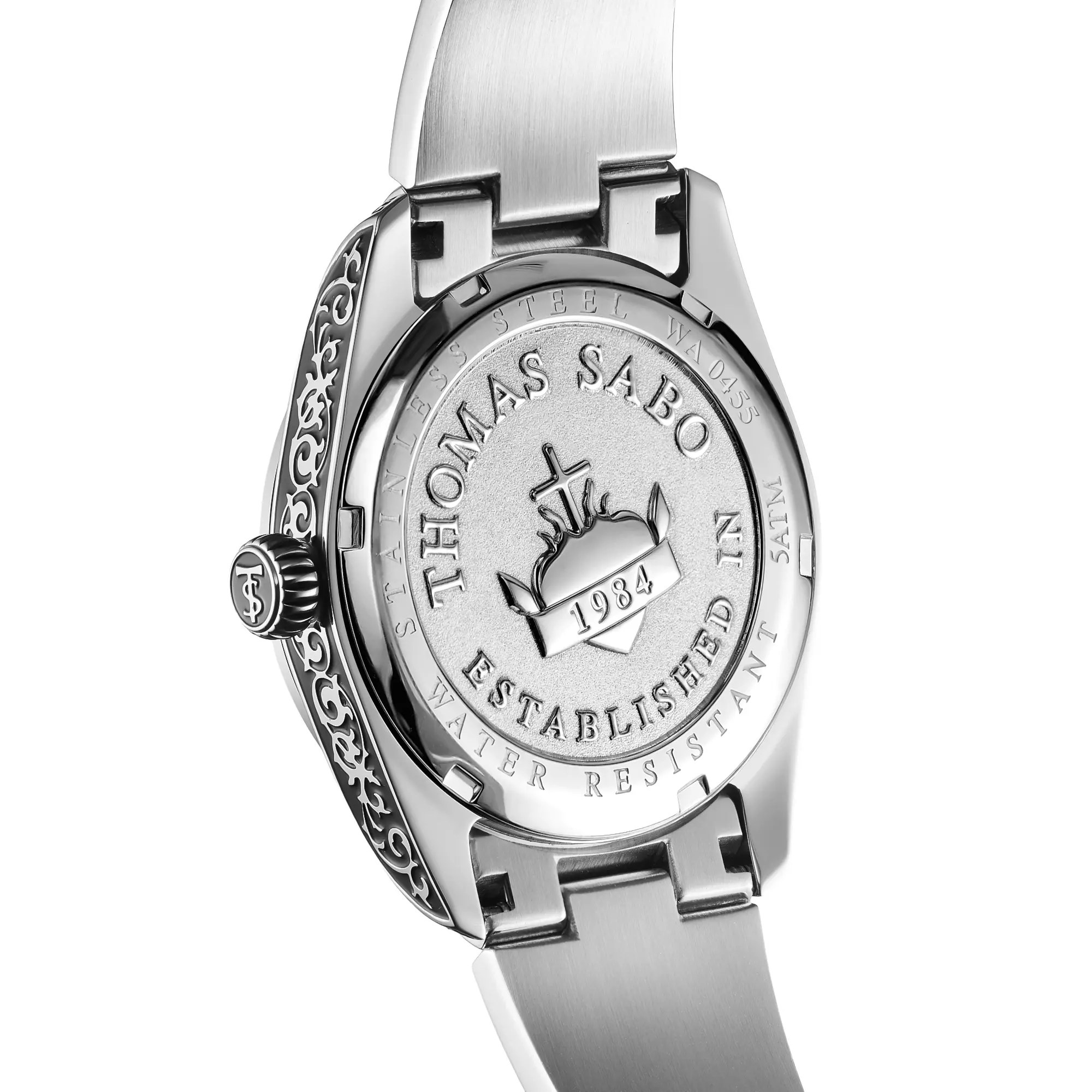 Thomas Sabo Uhr WA0455-201-215 Western-Ornamente - Edelstahl - 36 mm – Ansicht 3