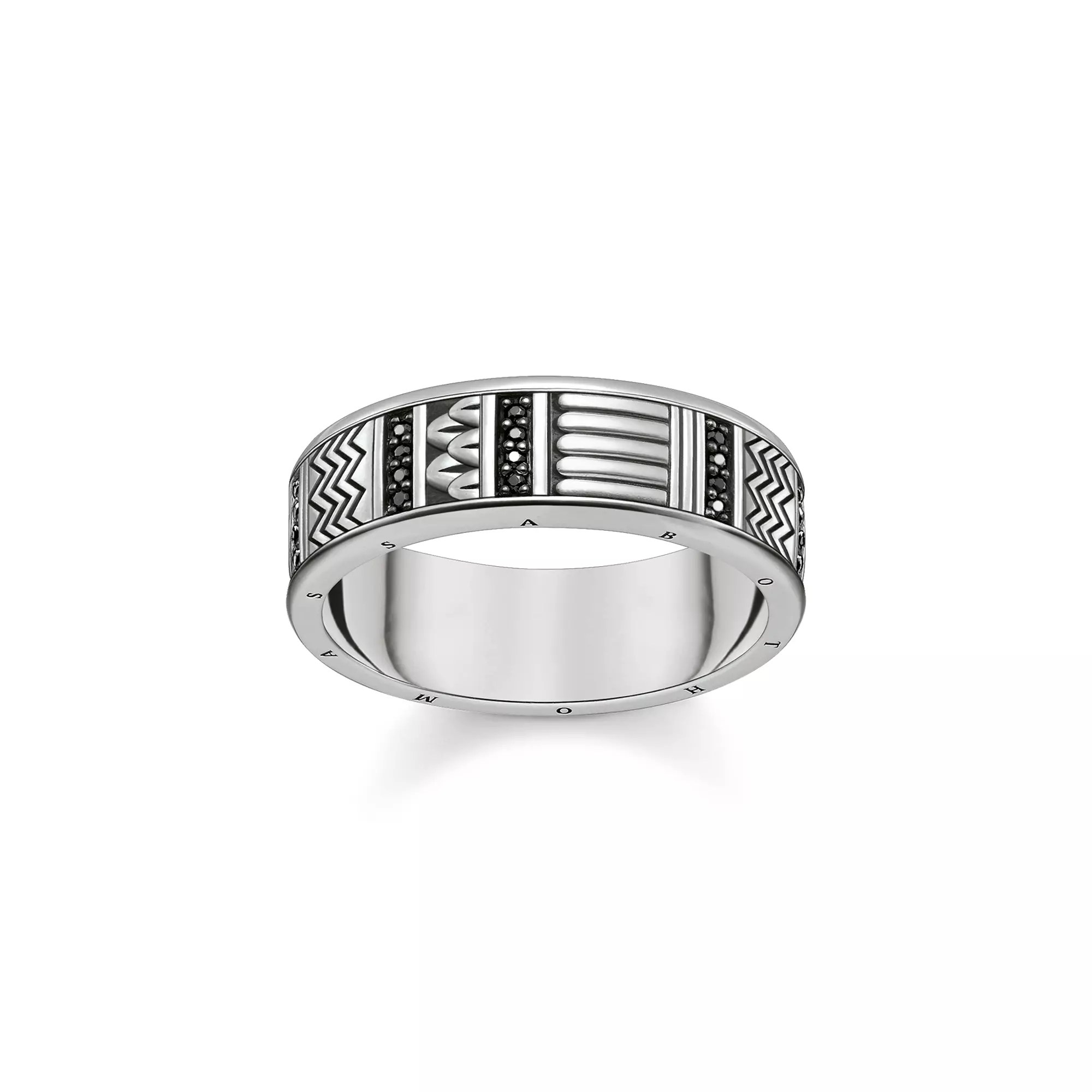 Thomas Sabo Ring – Silber – Zirkonia – 7 mm breit
