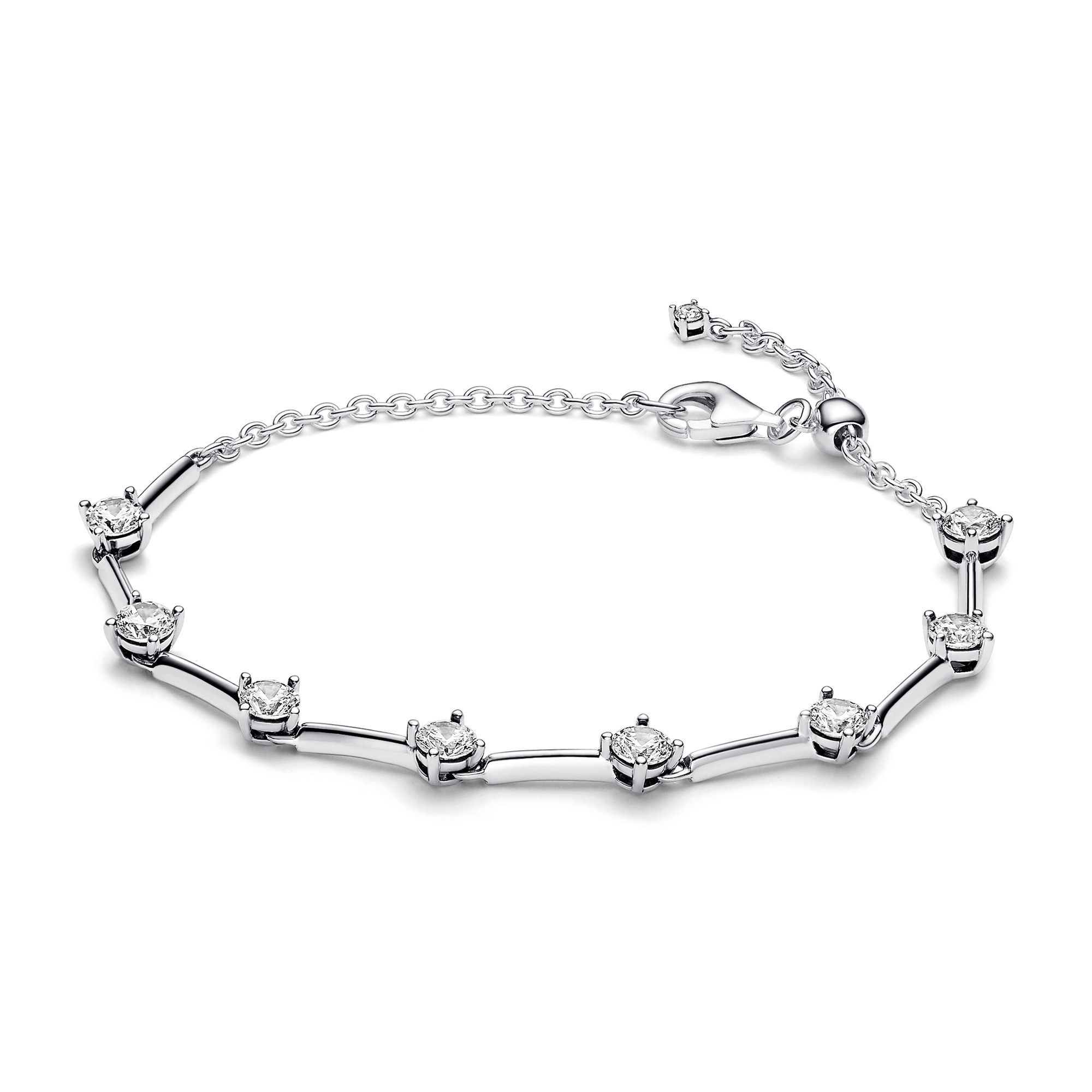 Pandora Funkelnde Stäbe Armband - Sterling Silber - Zirkonia