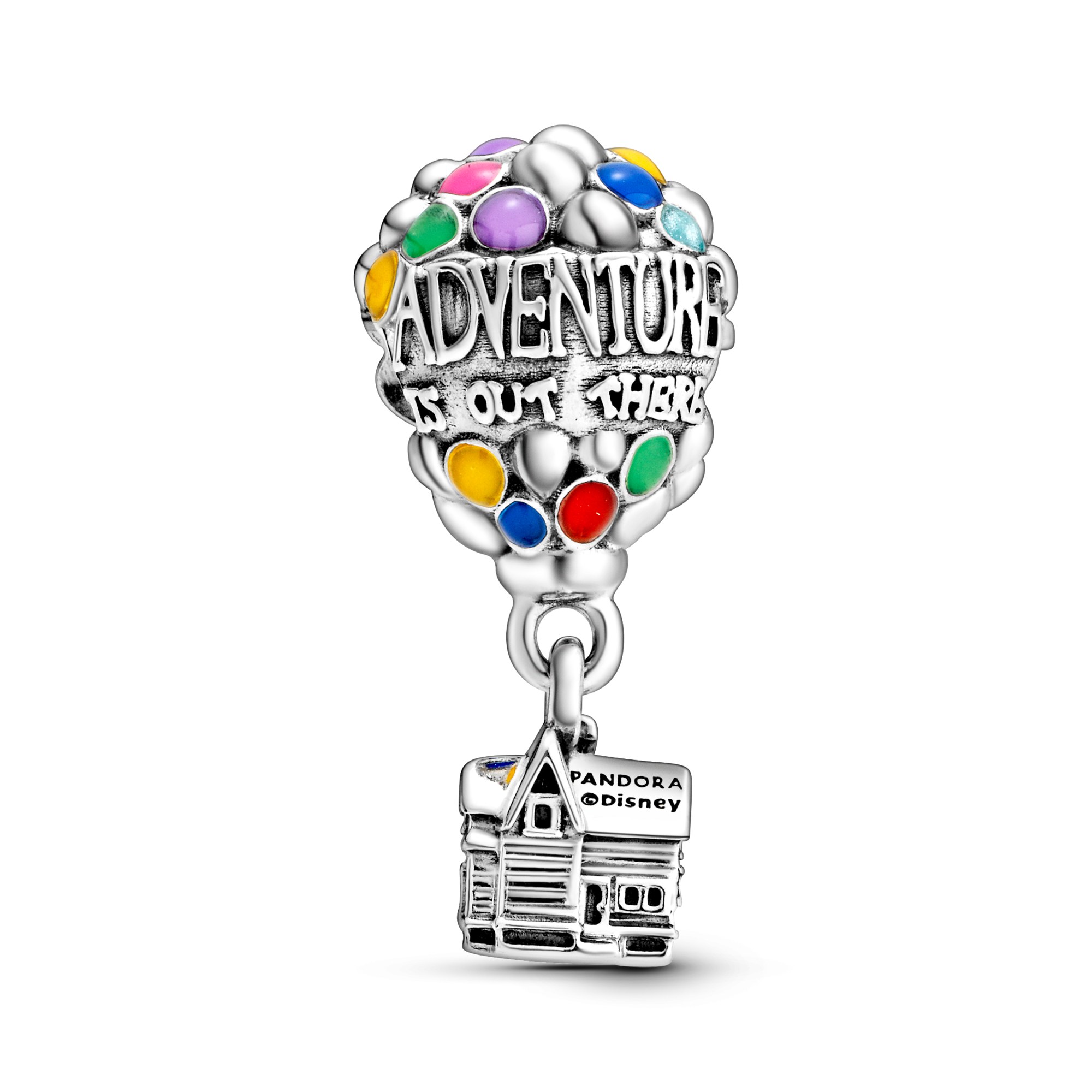 Pandora Disney - Charm - Disney - Up House & Luftballons - Heißluftballon - Silber – Ansicht 4